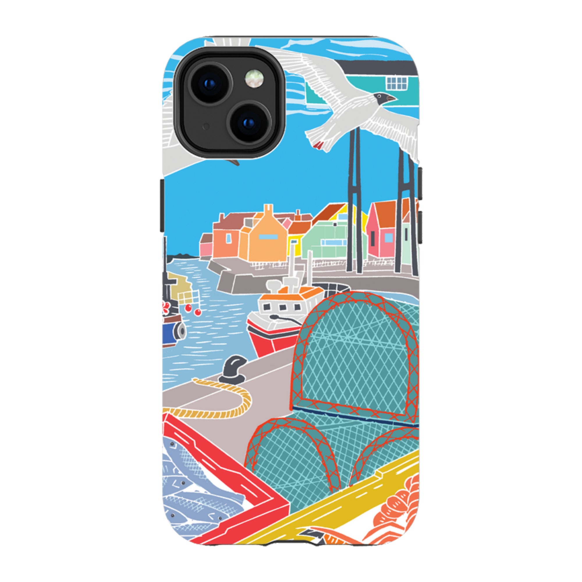 iPhone Tough Case - Bright Houses By Kate Heiss