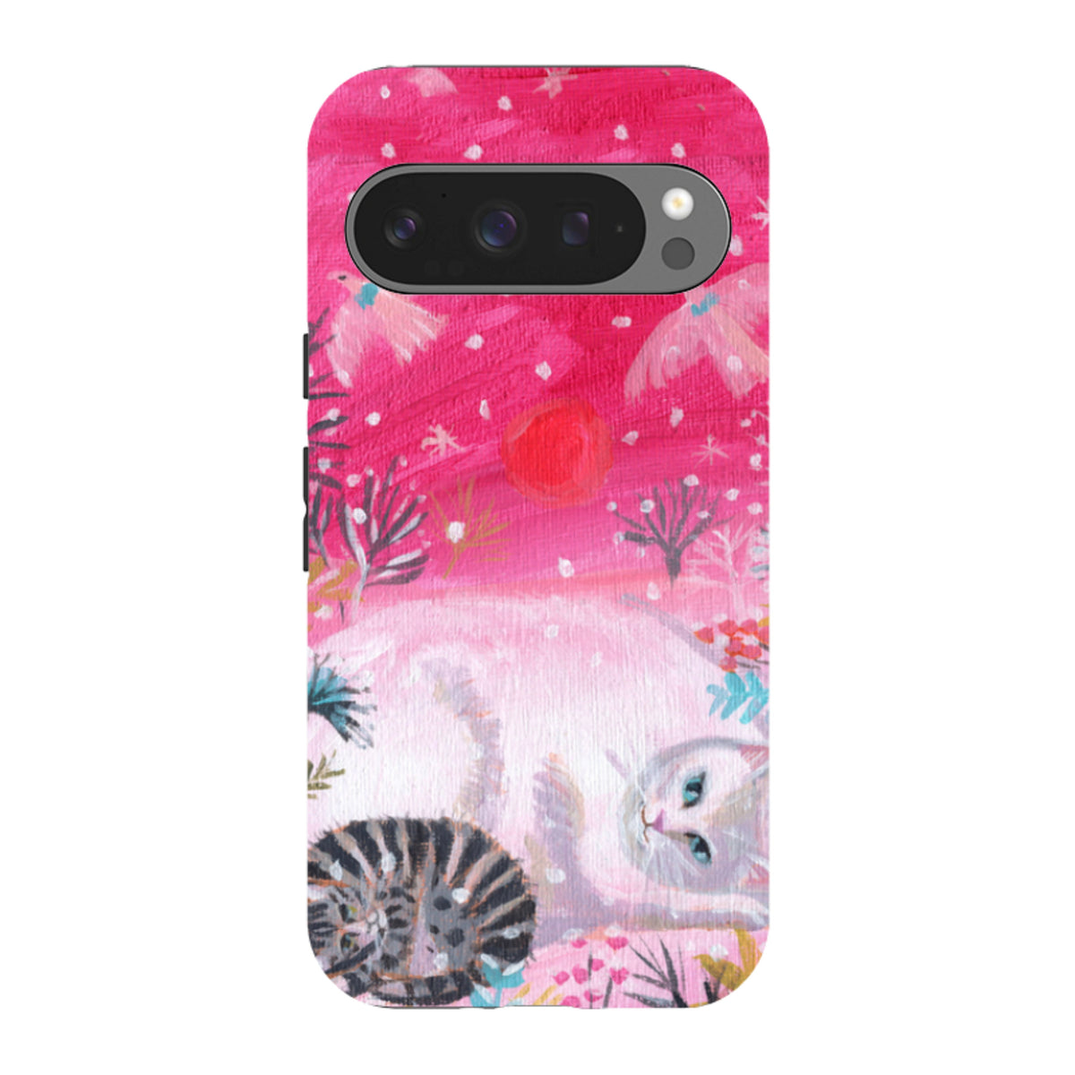 Google Tough Case - Christmas Cats By Mary Stubberfield