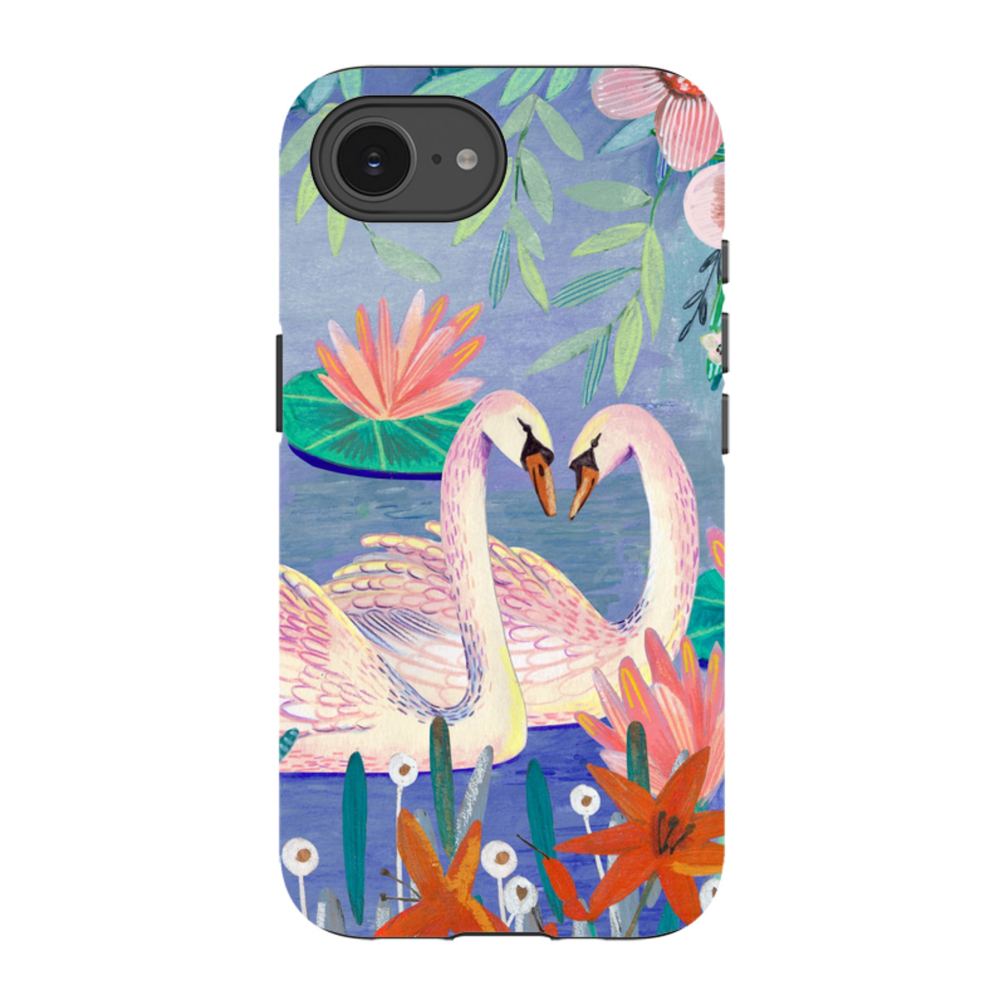 iPhone Tough Case - Swans By Caroline Bonne Muller