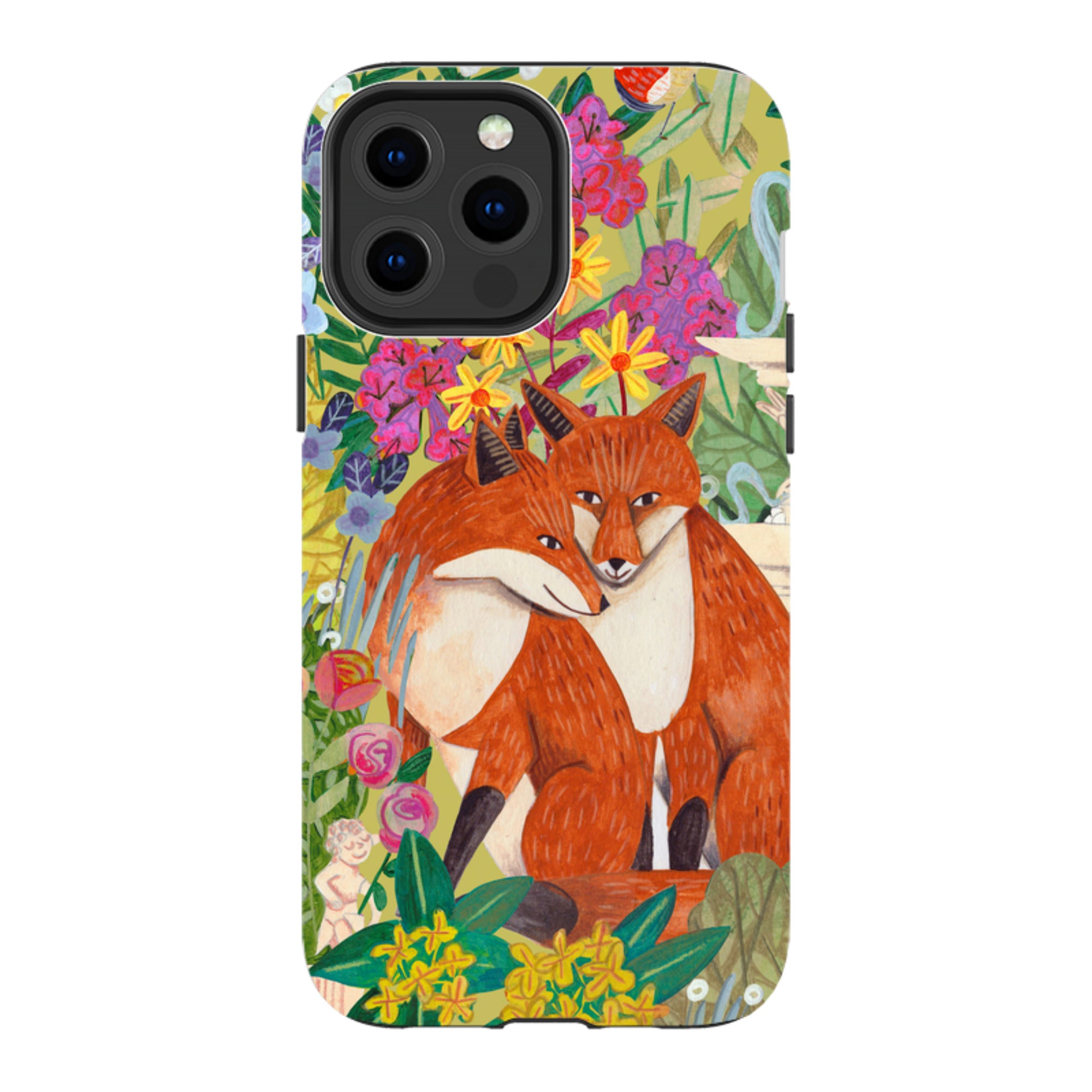 iPhone Tough Case - Foxes By Caroline Bonne Muller
