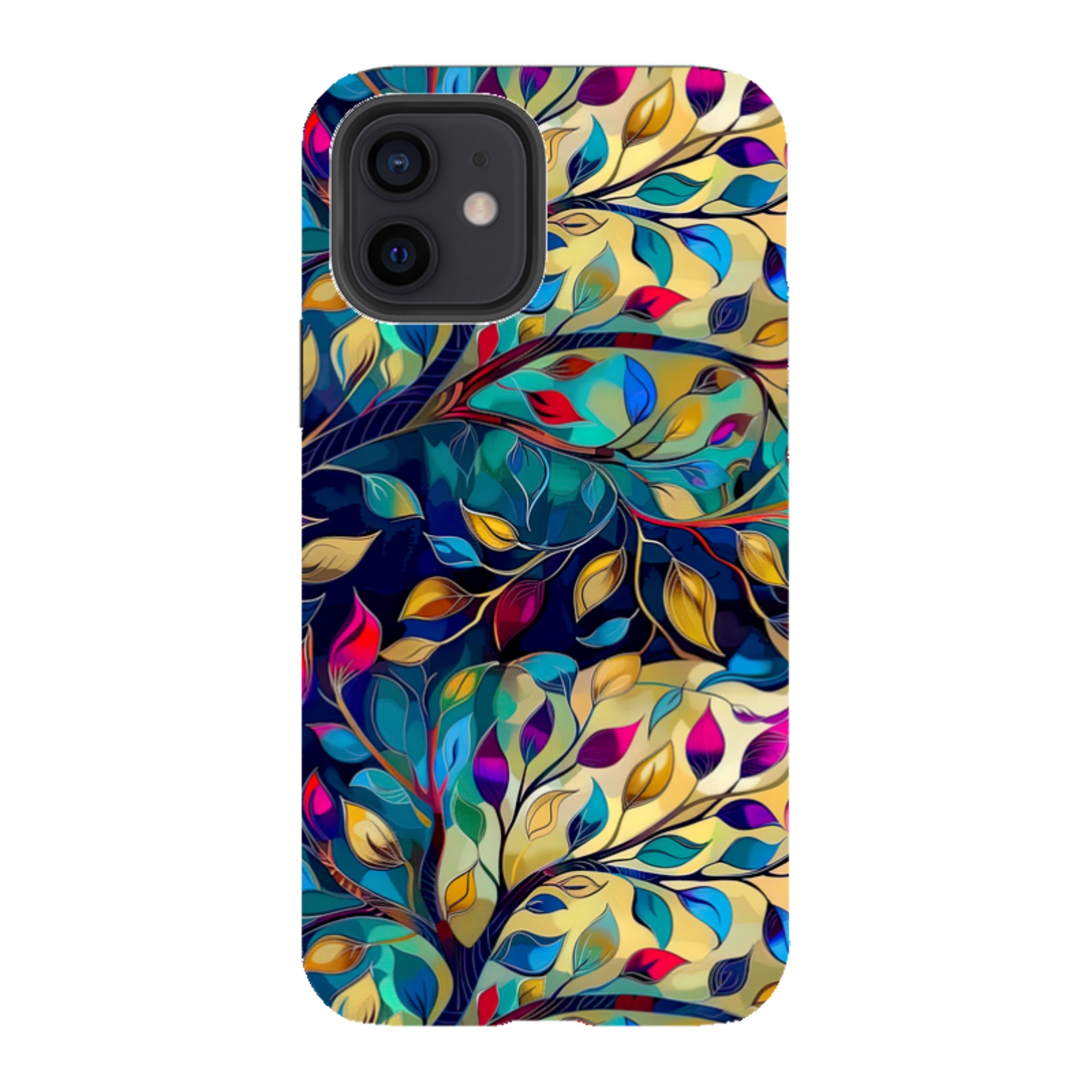 iPhone Case - Teal Leaves