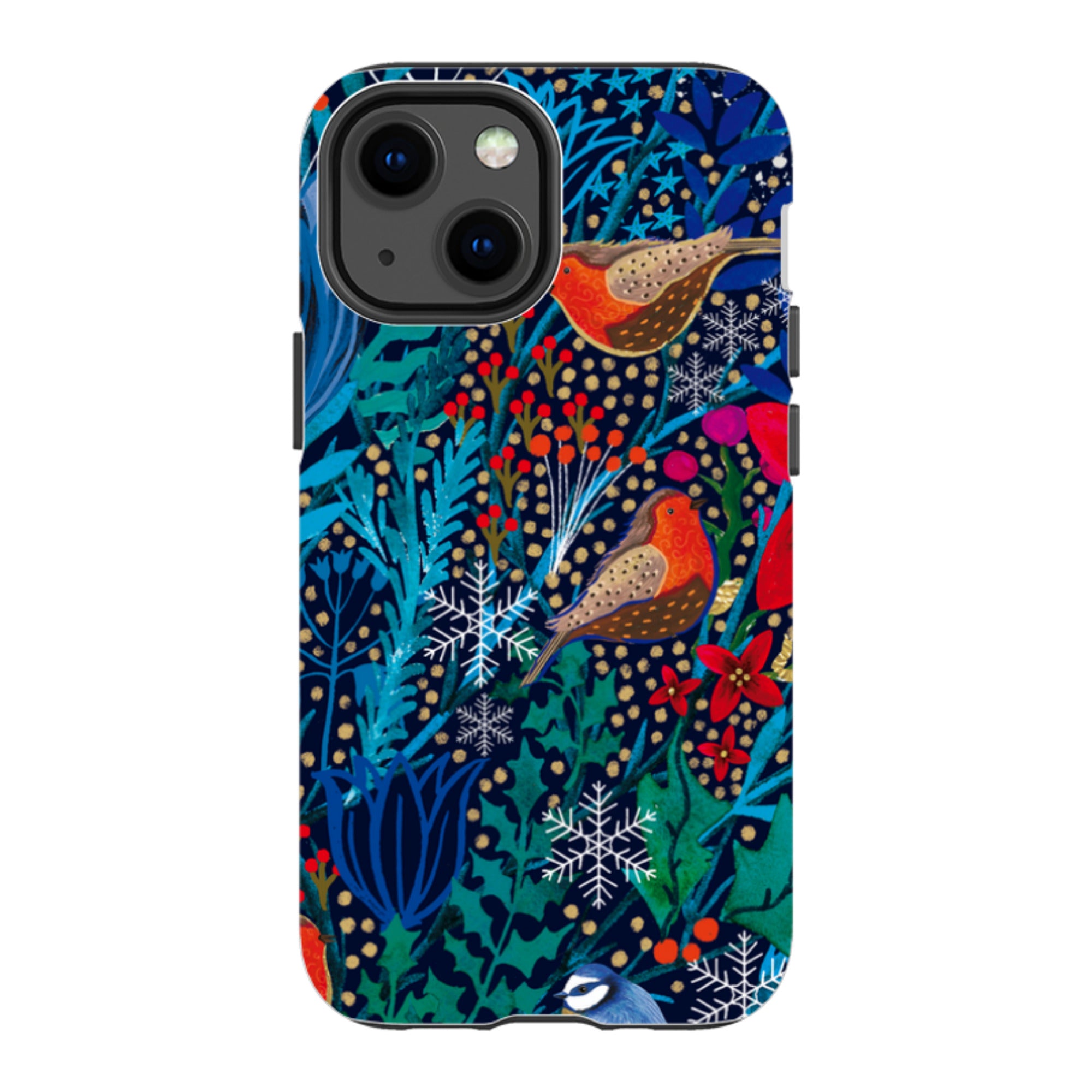 iPhone Tough Case - Xmas Robin III By Emma Frances Grant