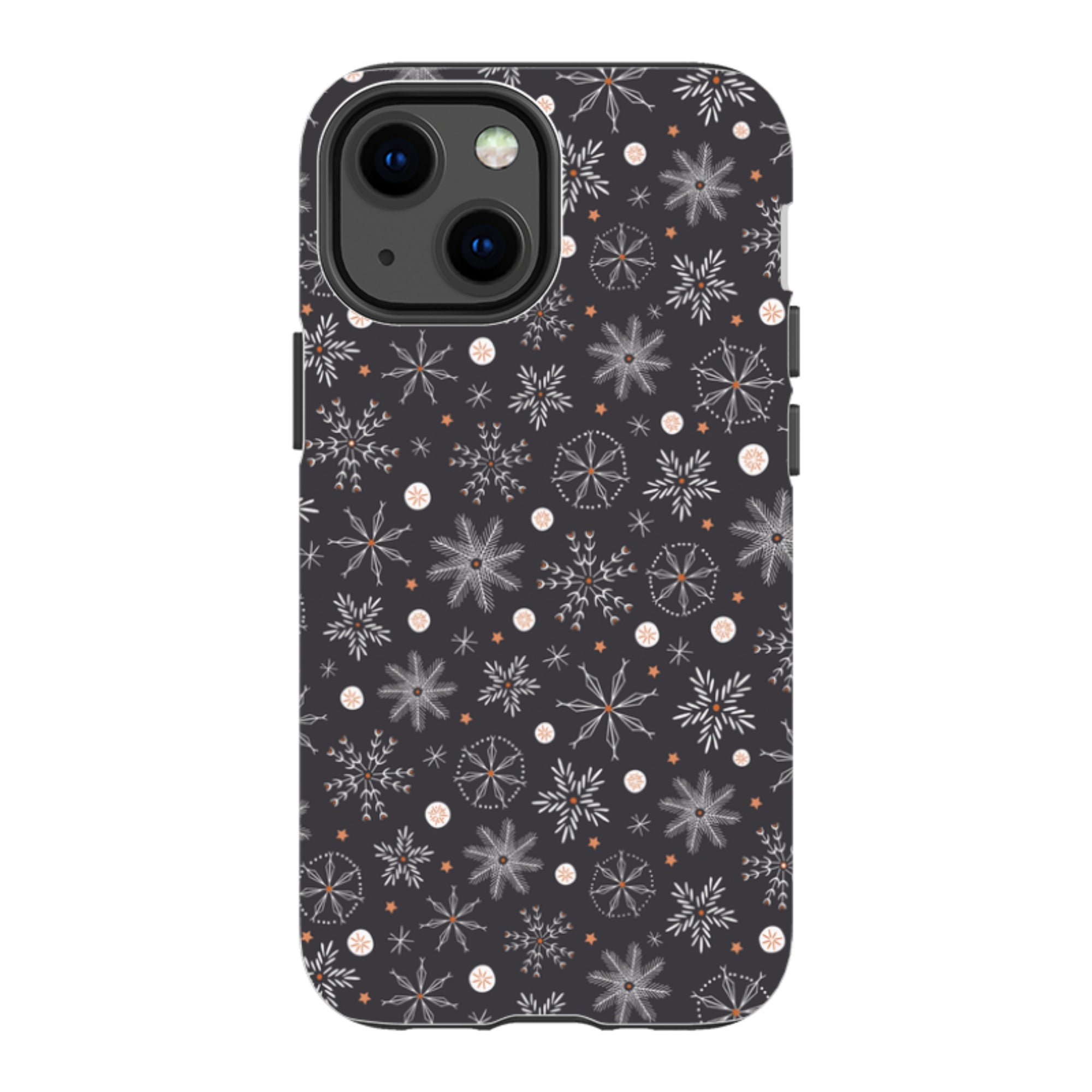 iPhone Tough Case - Christmas Snowflakes II By Ali Brookes