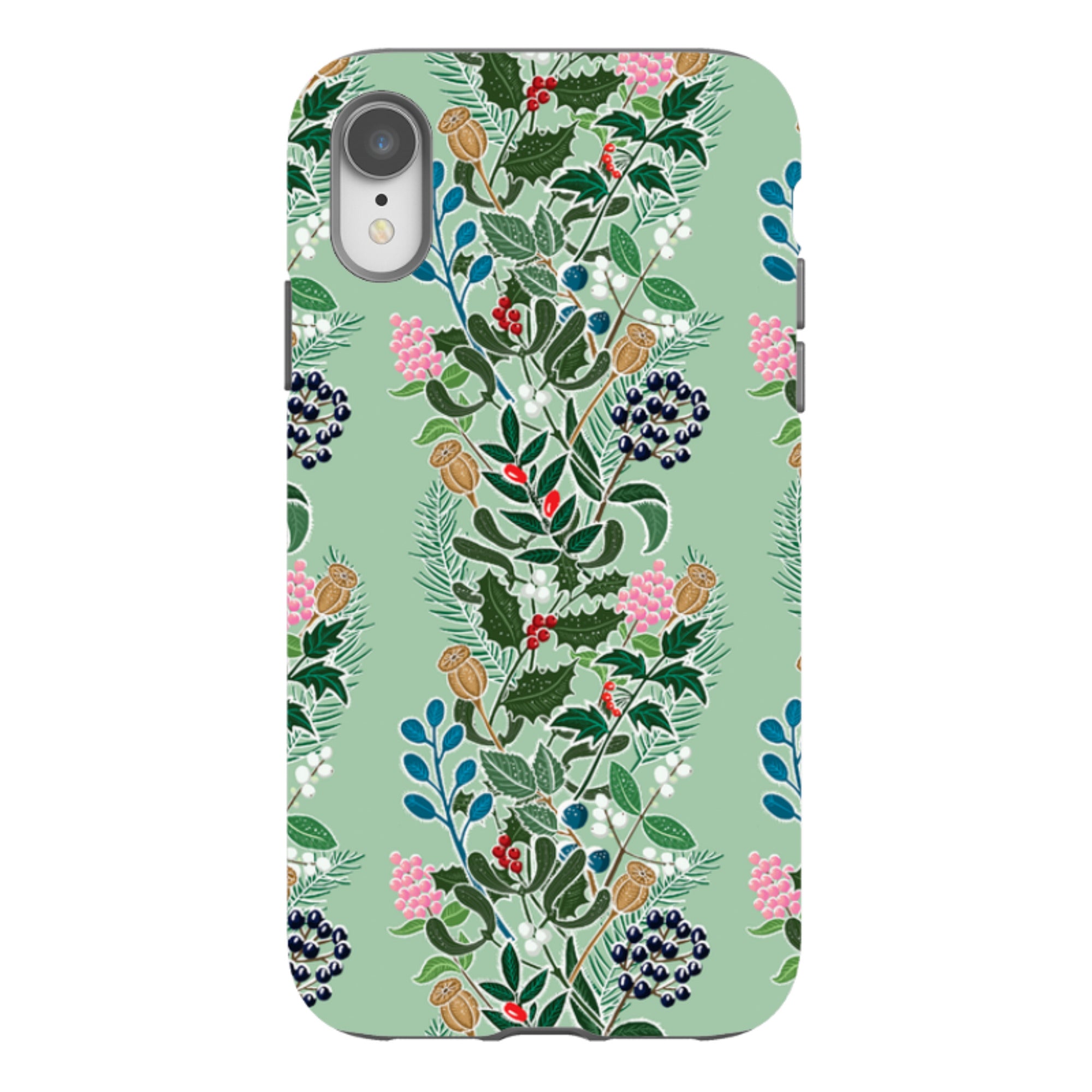 iPhone Tough Case - Winter Hedge-1 By kate Heiss