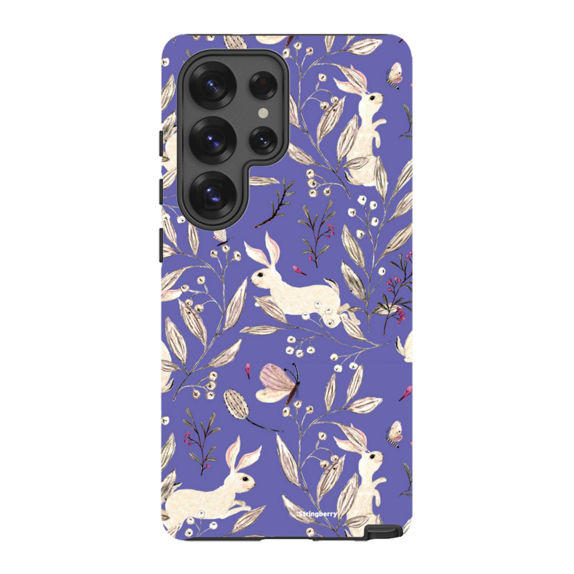 Samsung Tough Case - Bunnies Periwinkle By Katherine Quinn