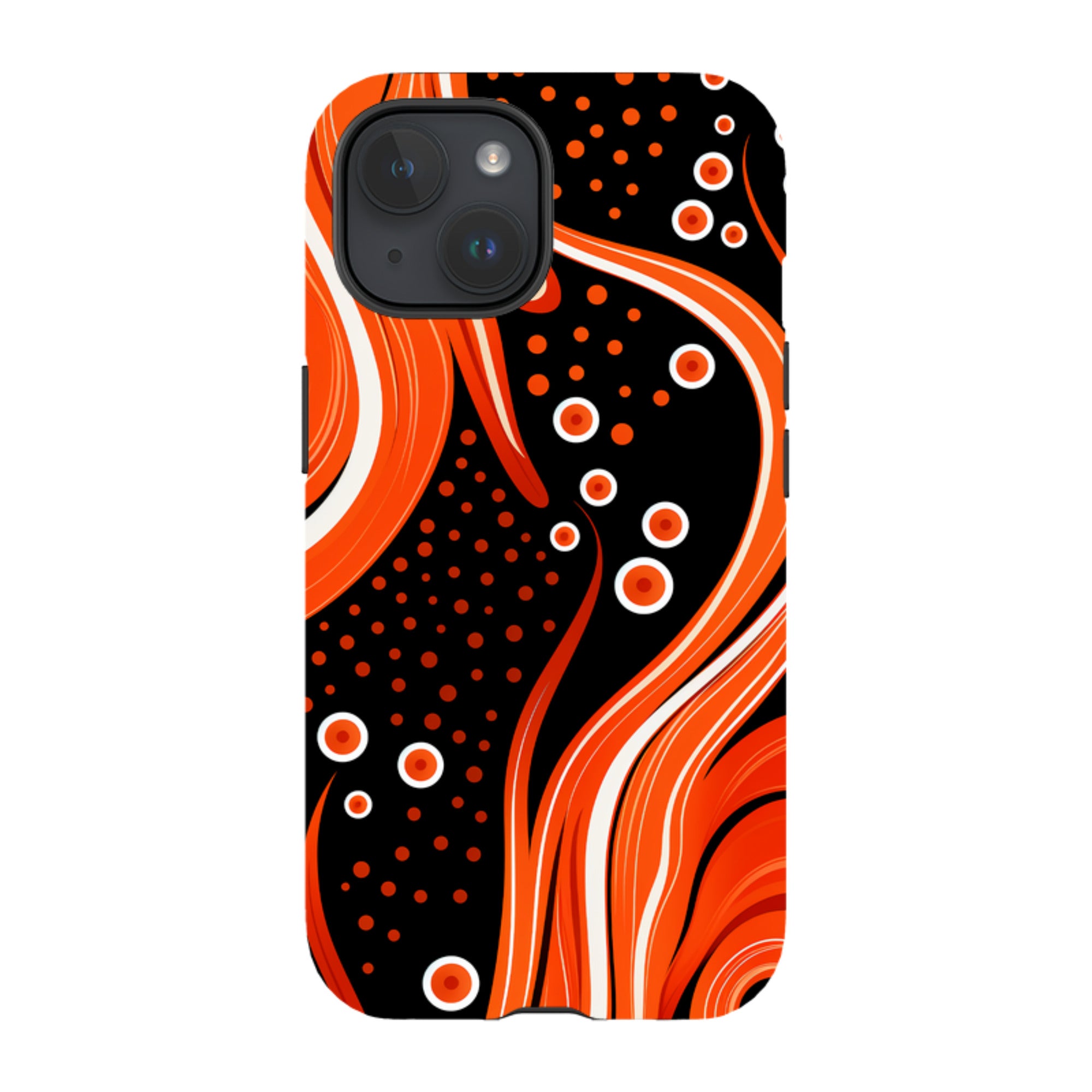 iPhone Tough Case -Red Wave Stars