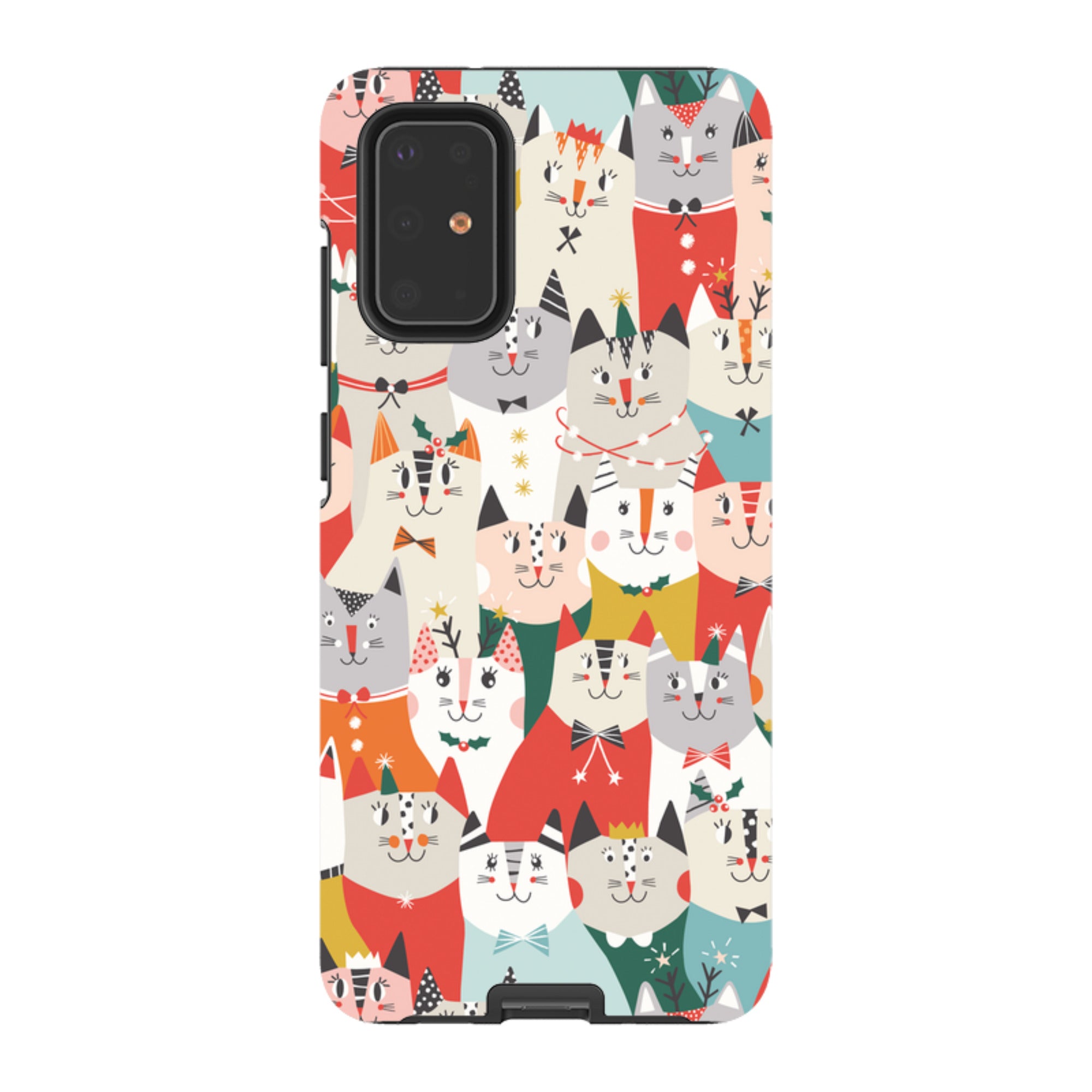Samsung Tough Case - Christmas cats By Ali Brookes