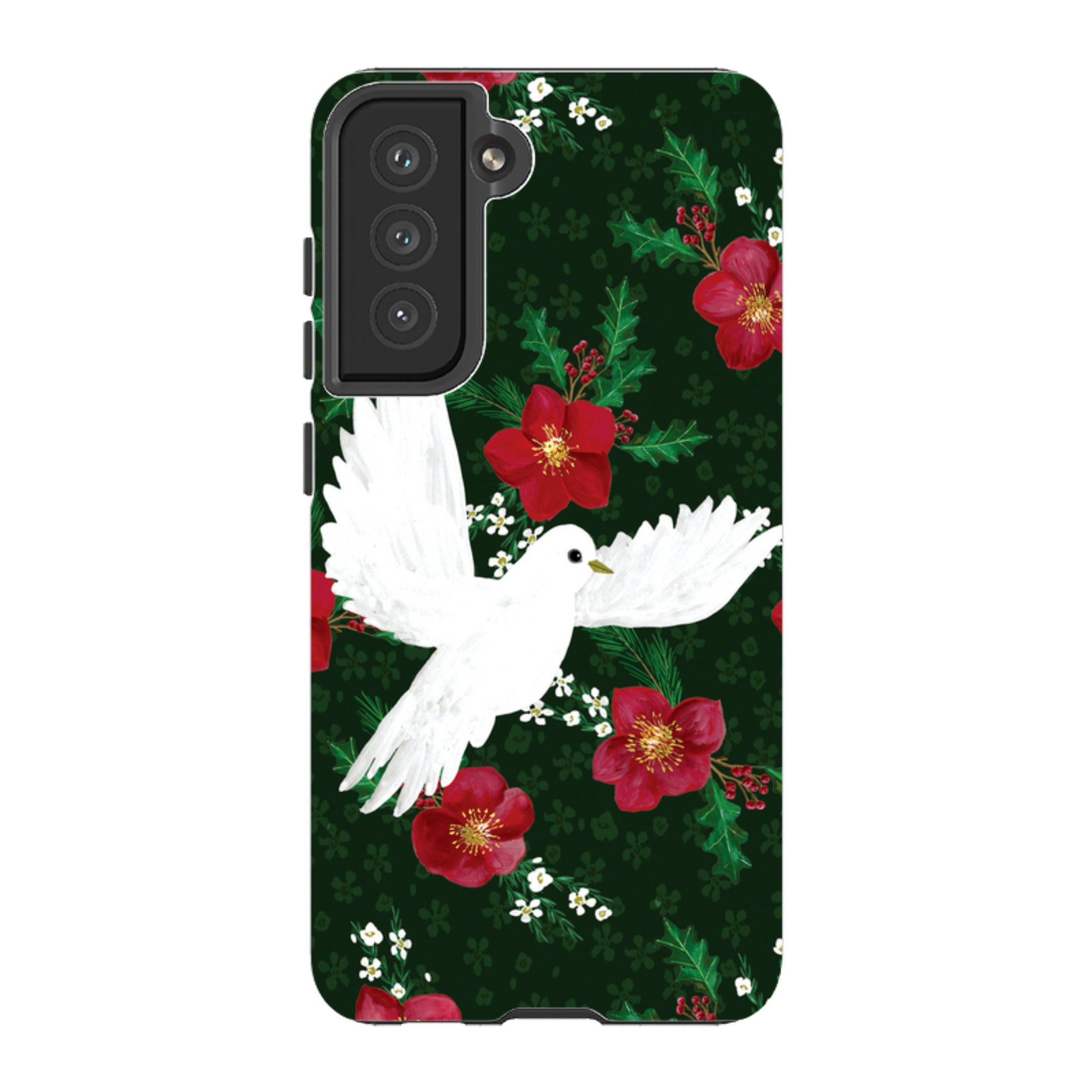 Samsung Tough Case - Dove and Floral By Abby Jacobs
