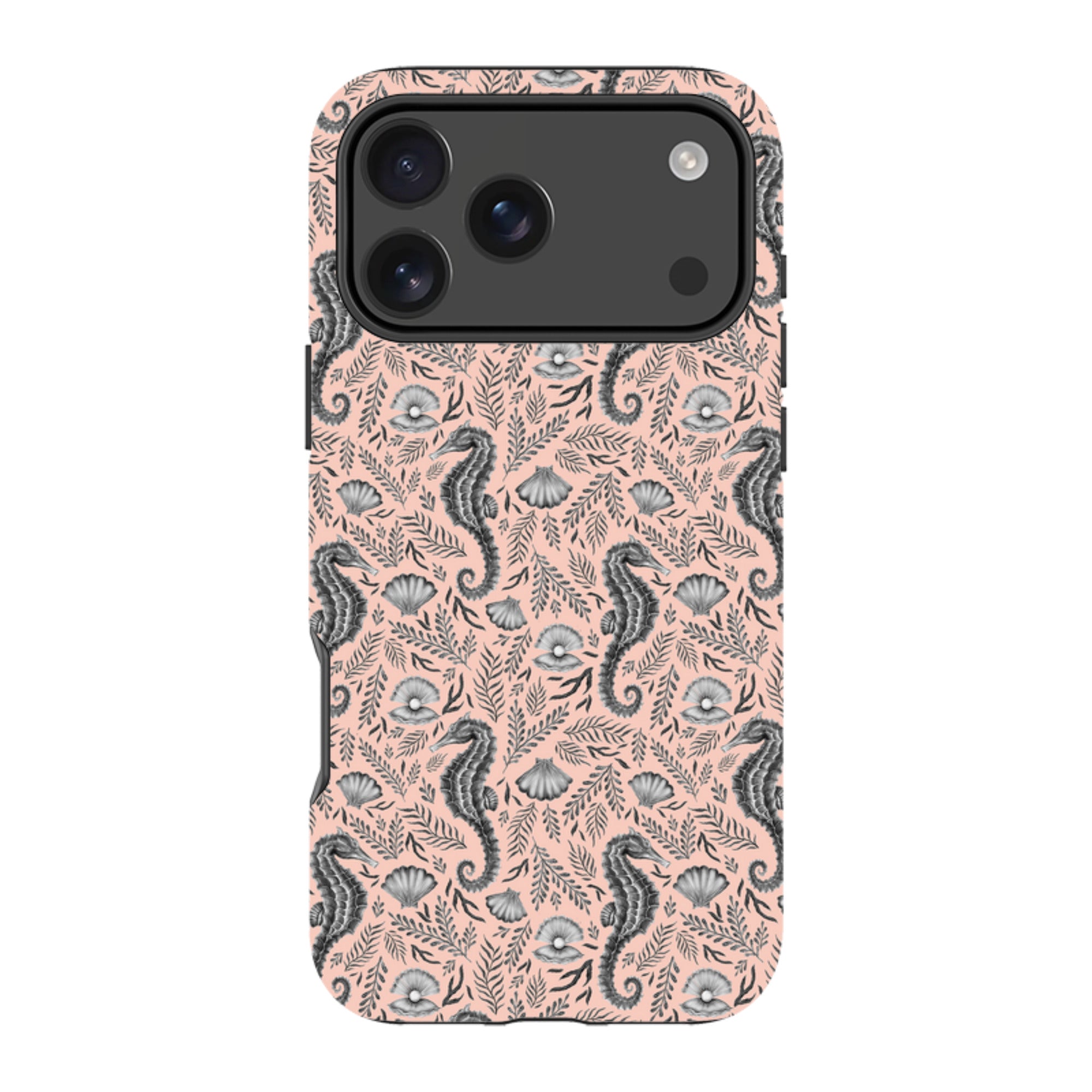iPhone Tough Case - Seahorse Coral By Catherine Rowe