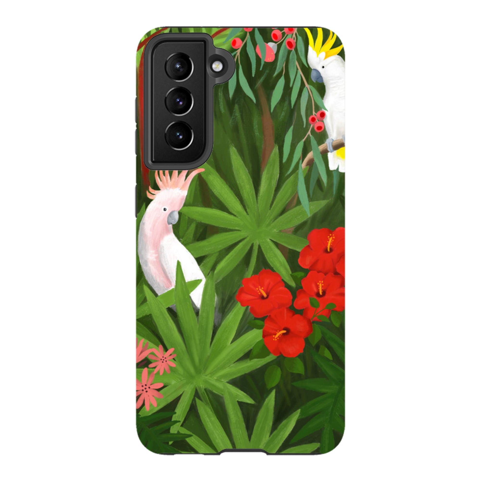 Samsung Tough Case - Cockatoo Jungle By Bex Parkin