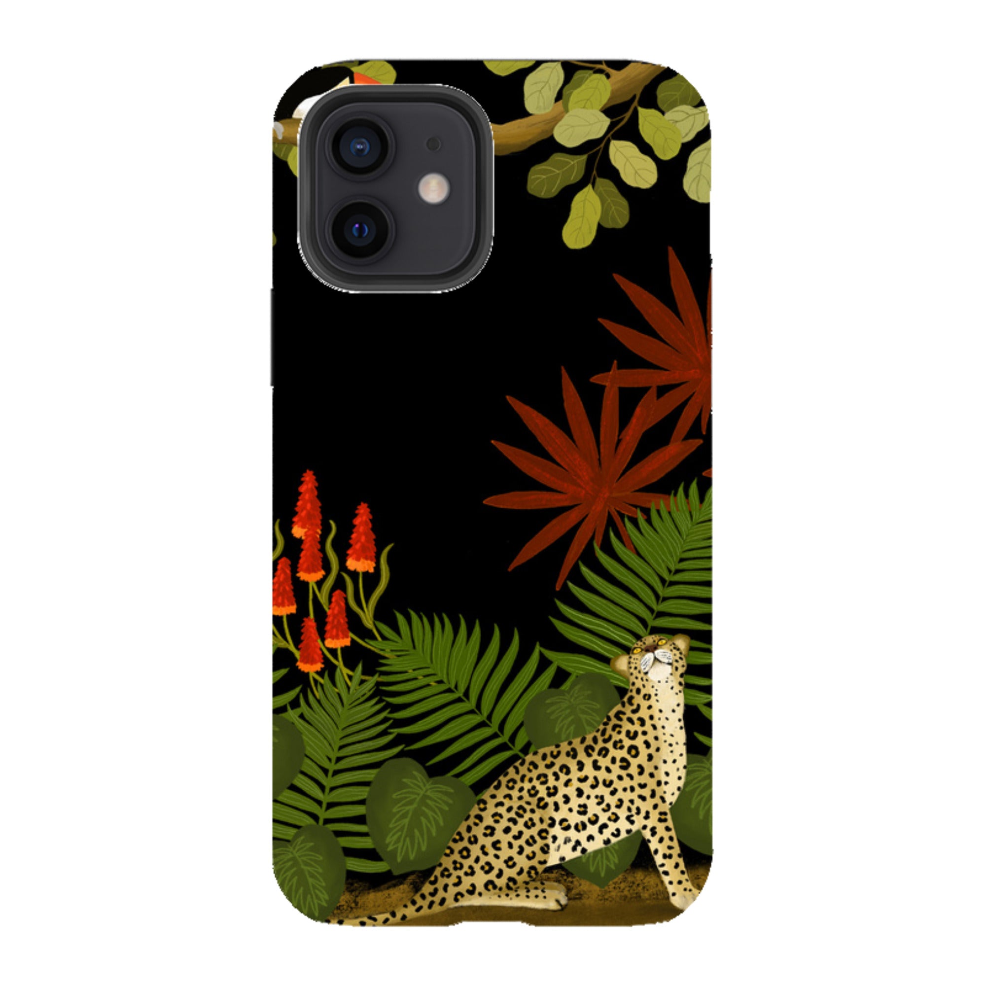 iPhone Tough Case - Toucan Leopard By Bex Parkin