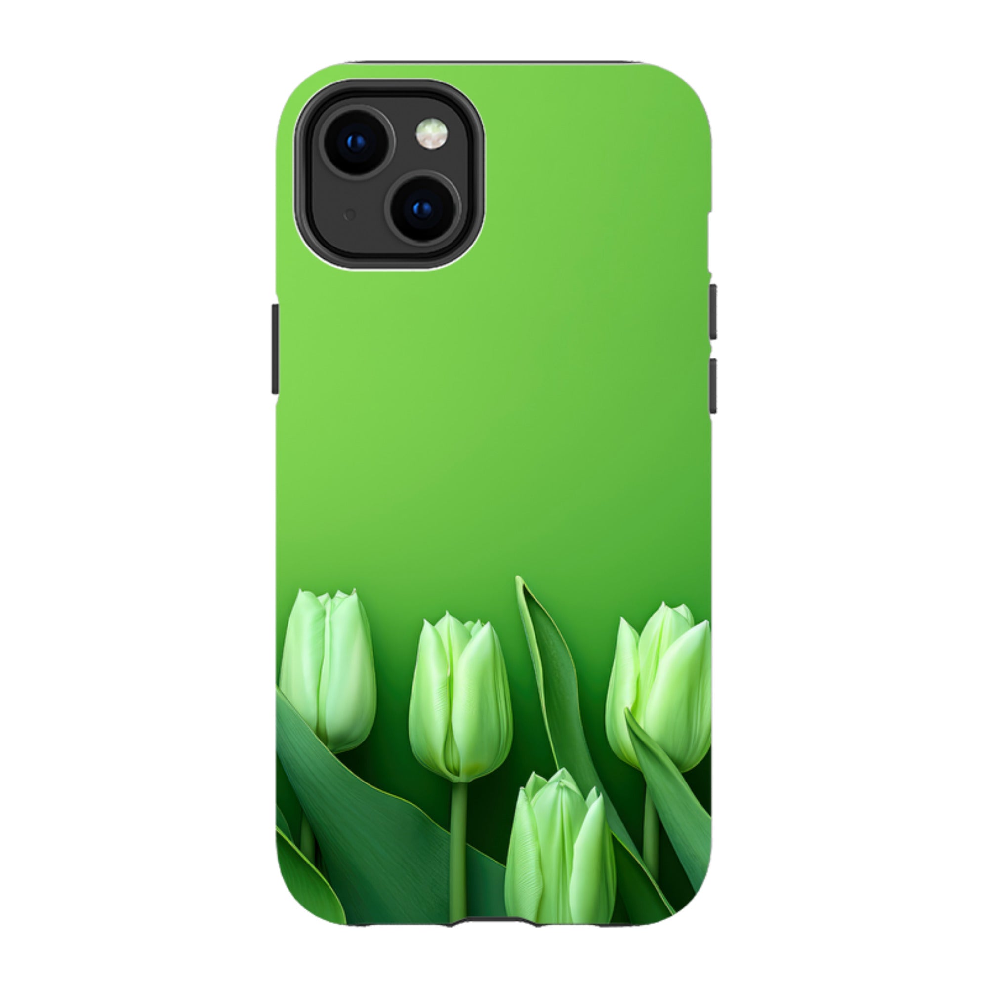 iPhone Tough Case -Green Floral