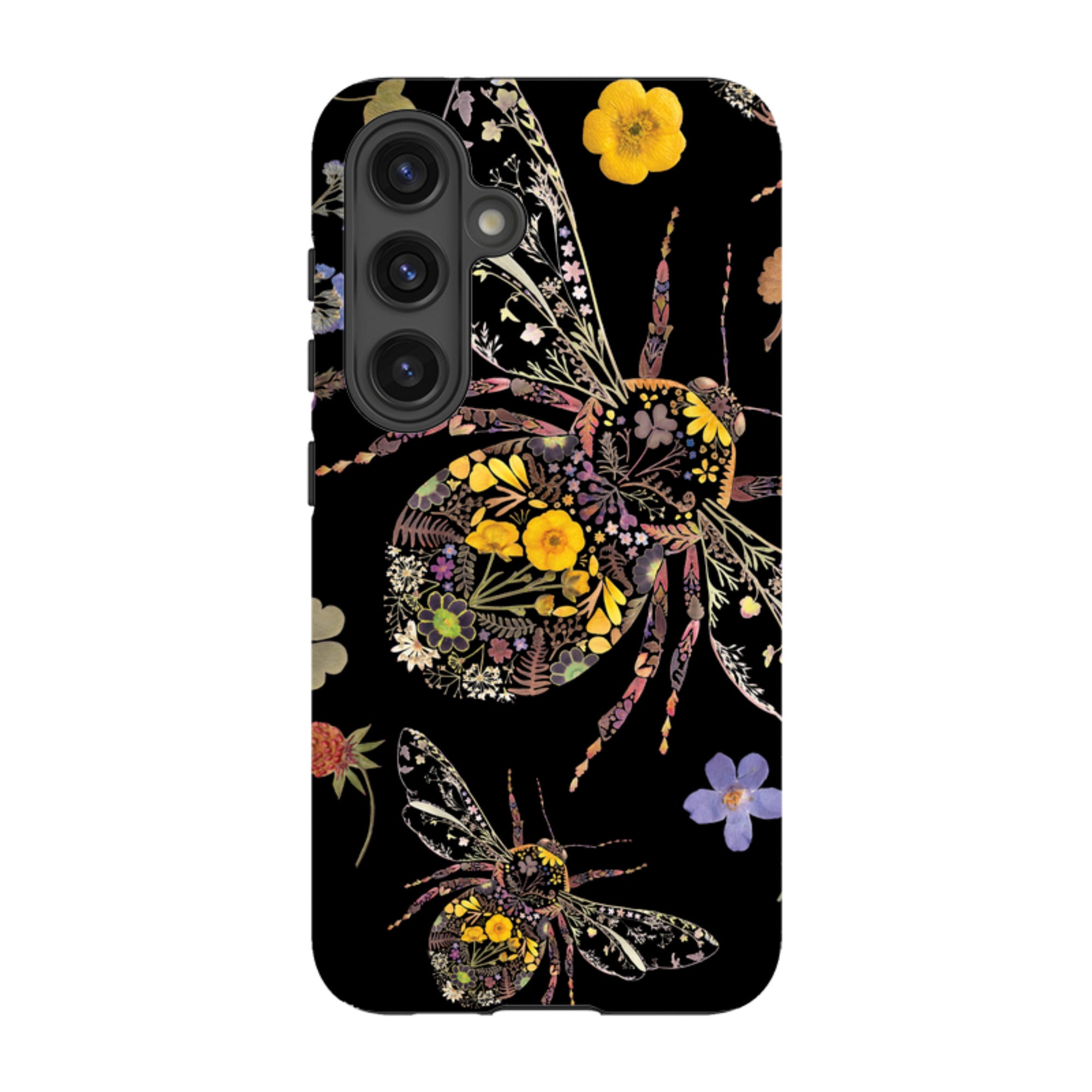 Samsung Tough  Case - Floral Bumble Bees By Helen Ahpornsiri