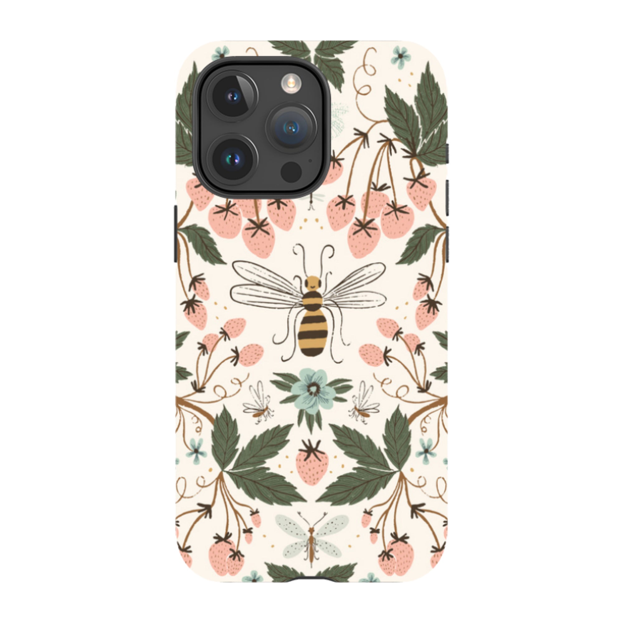 iPhone MagSafe Tough Case - Bugs and Berries By Meghann Rader
