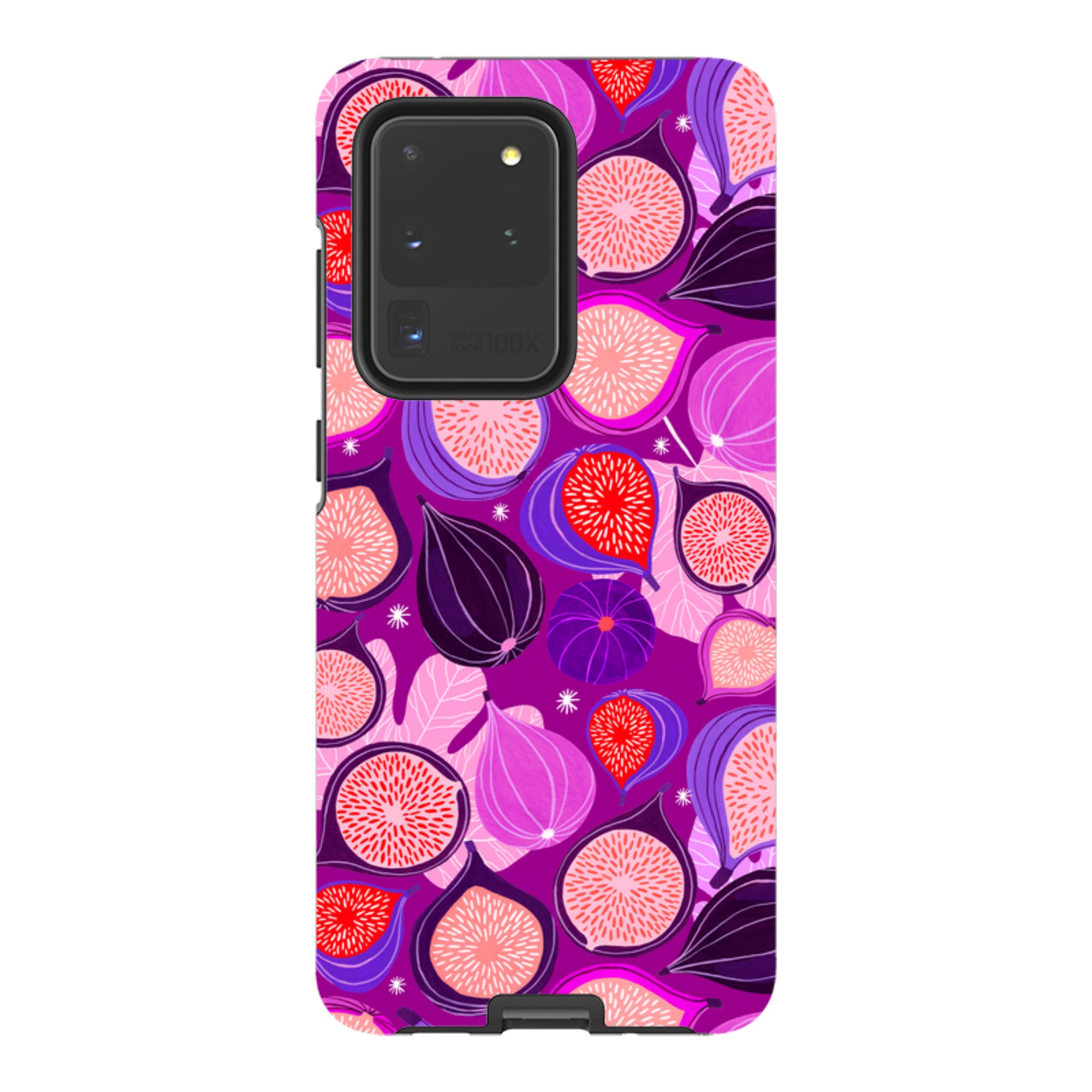 Samsung Tough Case - Ficolino Purple Pattern By Madalina Andronic