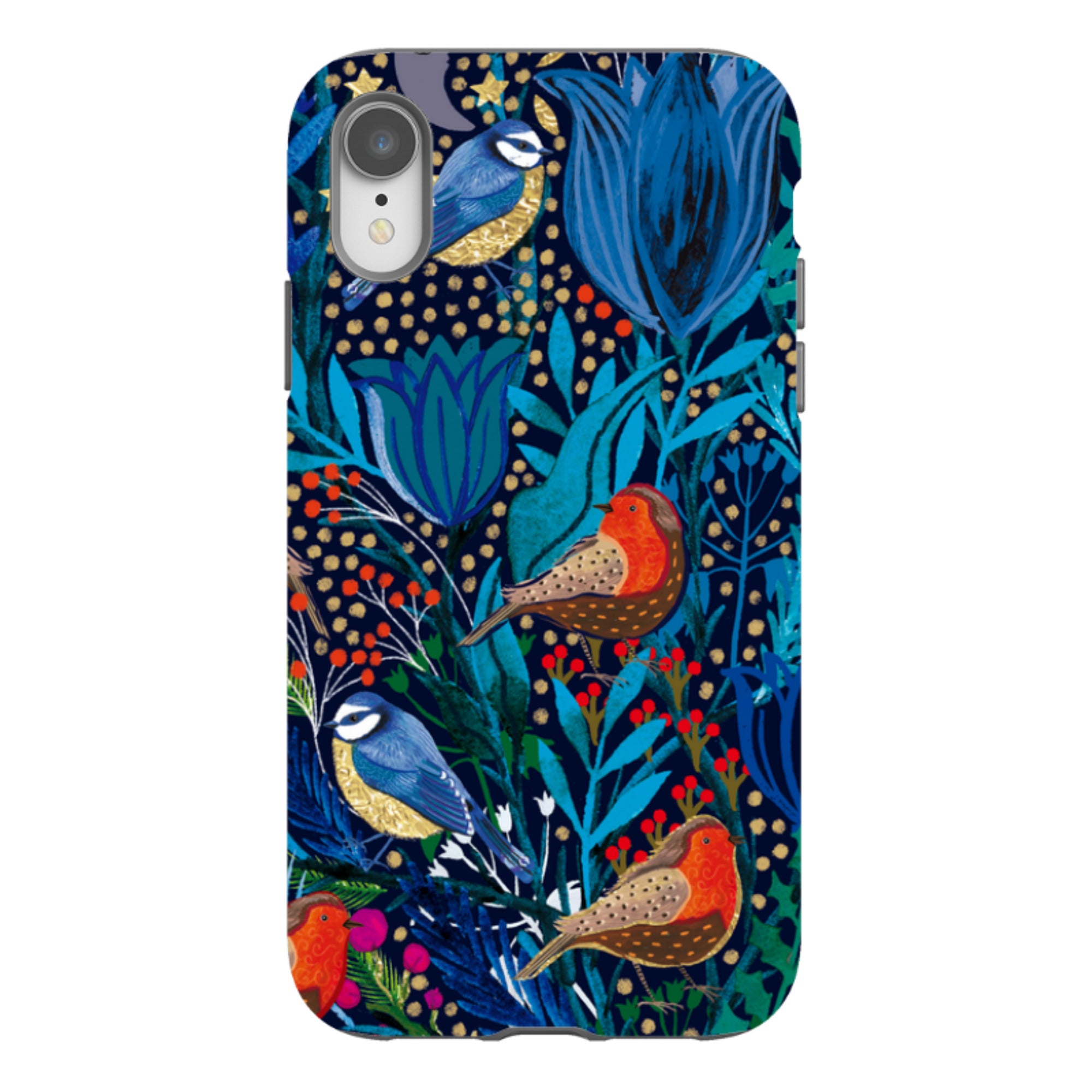 iPhone Tough Case - Xmas Robin IV By Emma Frances Grant