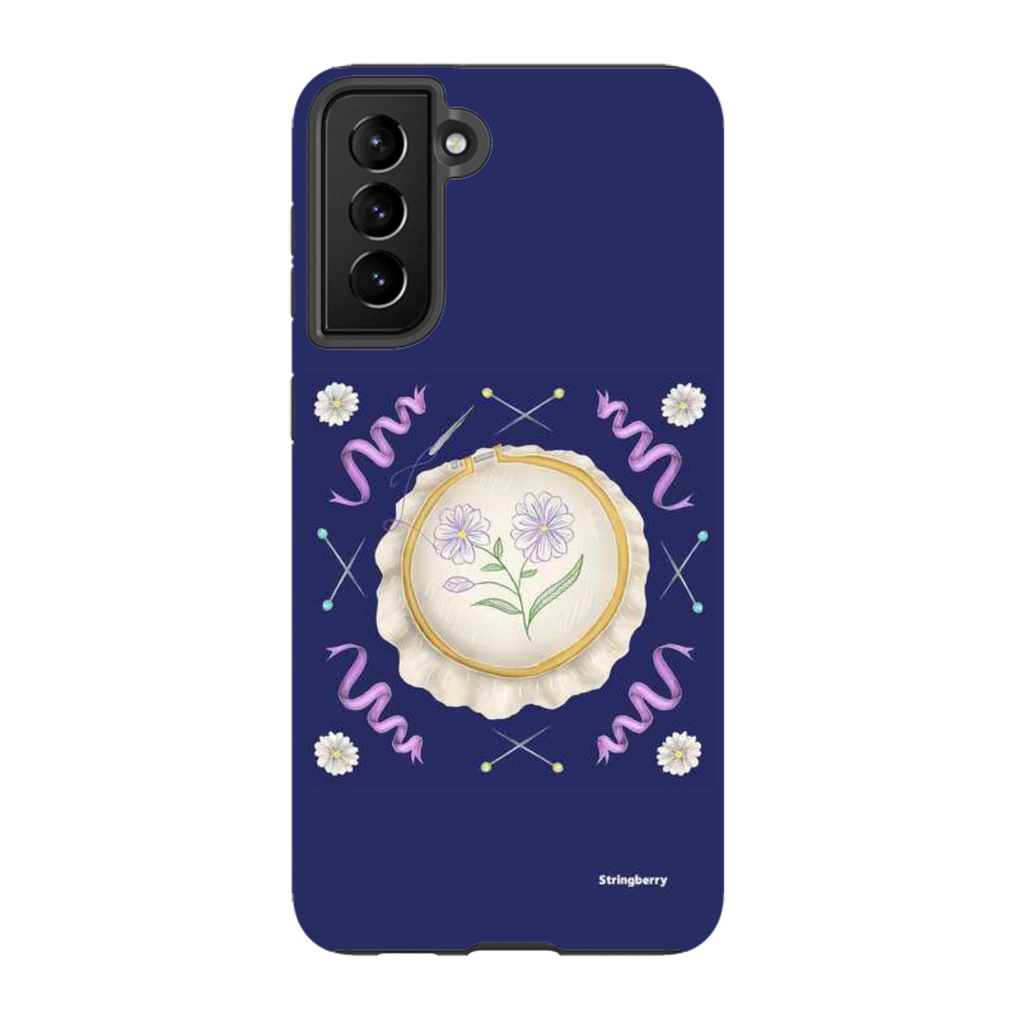 Samsung Tough Case - Daisy Needlework By Catherine Rowe