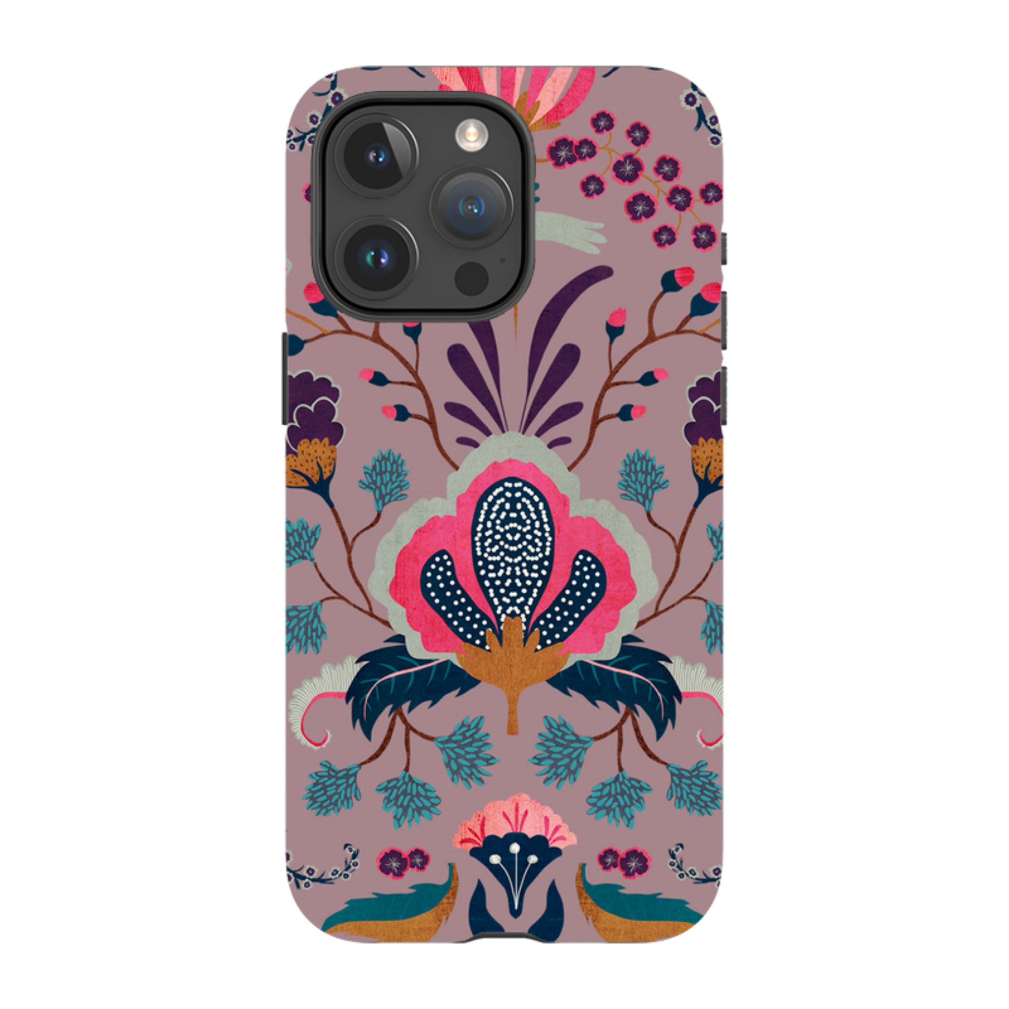iPhone Tough Case - Folk Floral III By Katherine Quinn