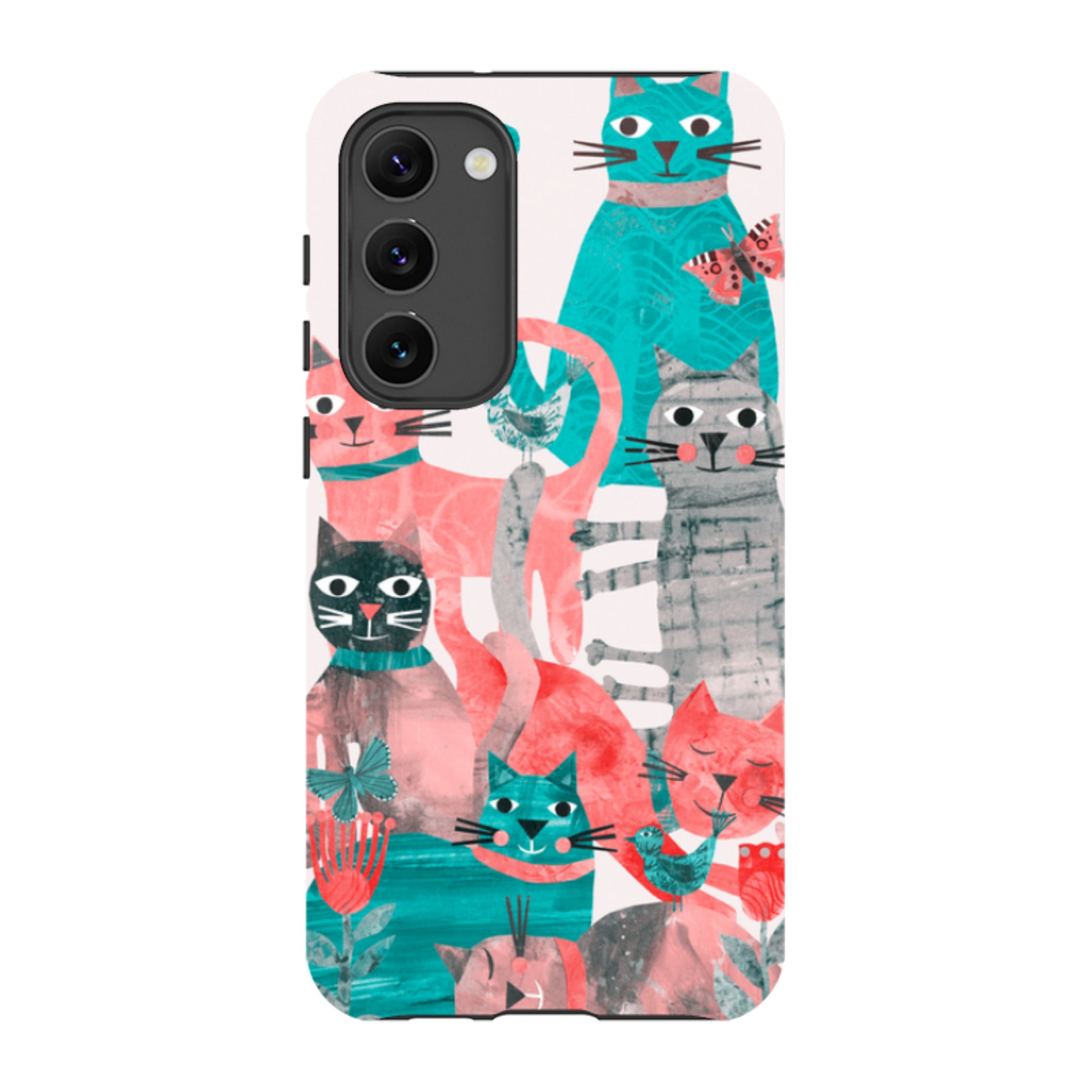Samsung Tough  Case - Cat Party II By Tracey English