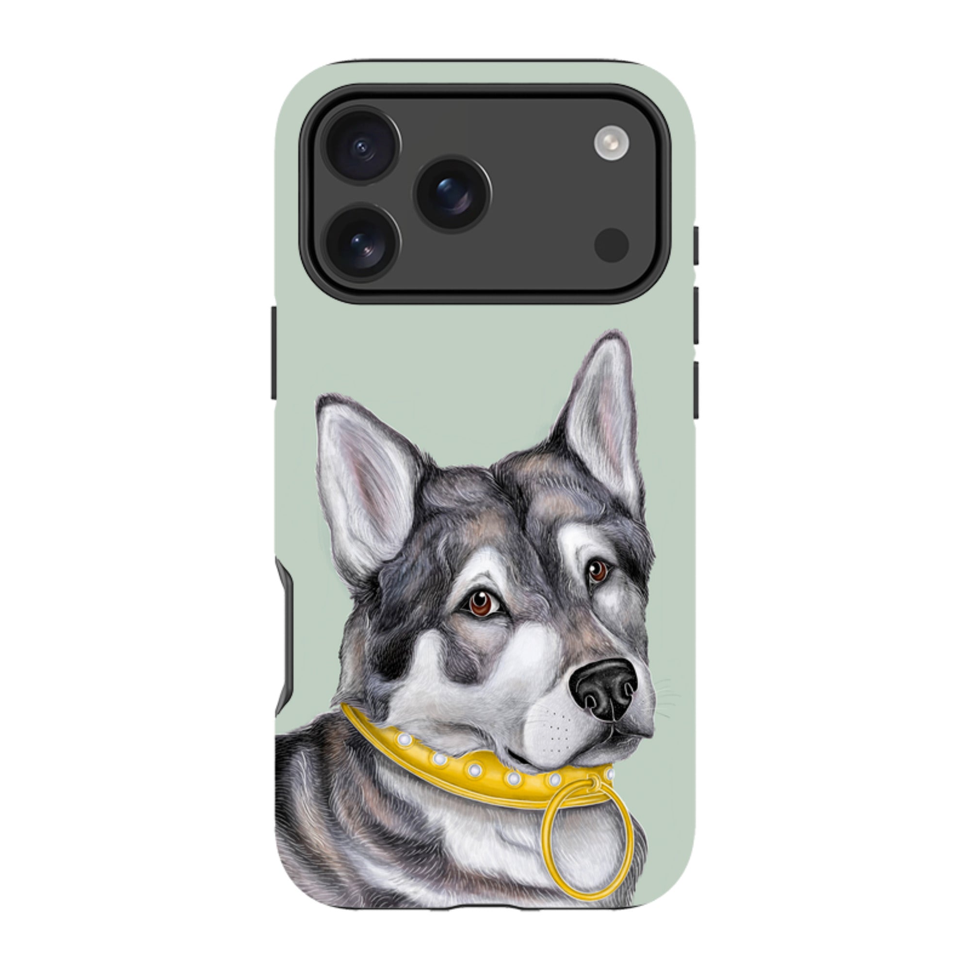 iPhone Tough Case - Huskey By Catherine Rowe