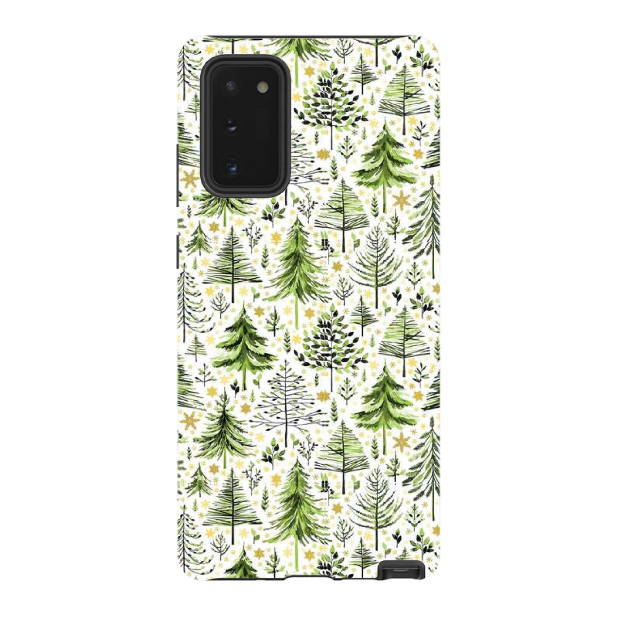 Samsung Tough Case - Green Xmas Trees By Elisabeth Haager