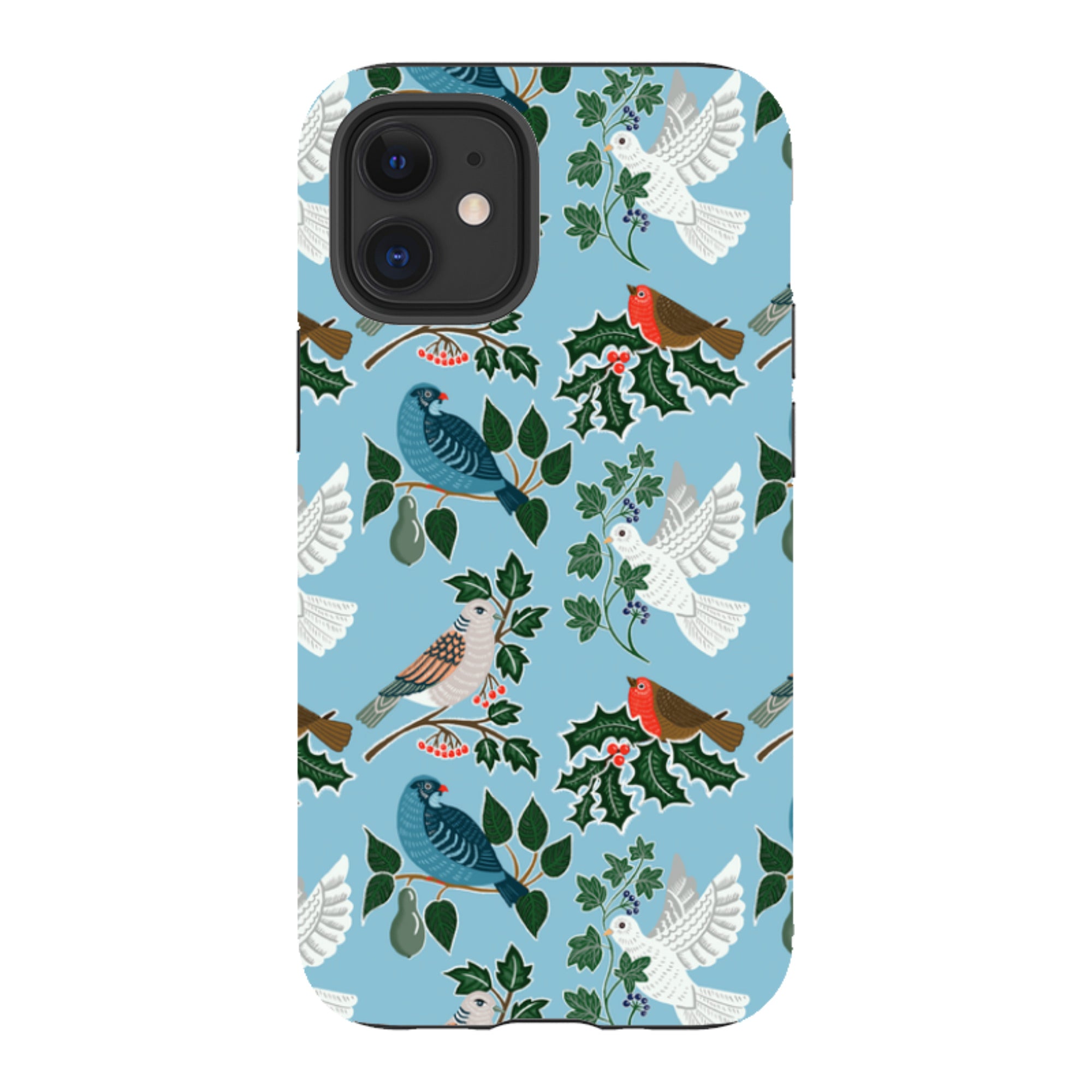 iPhone Tough Case - Winter Birds-2 By kate Heiss