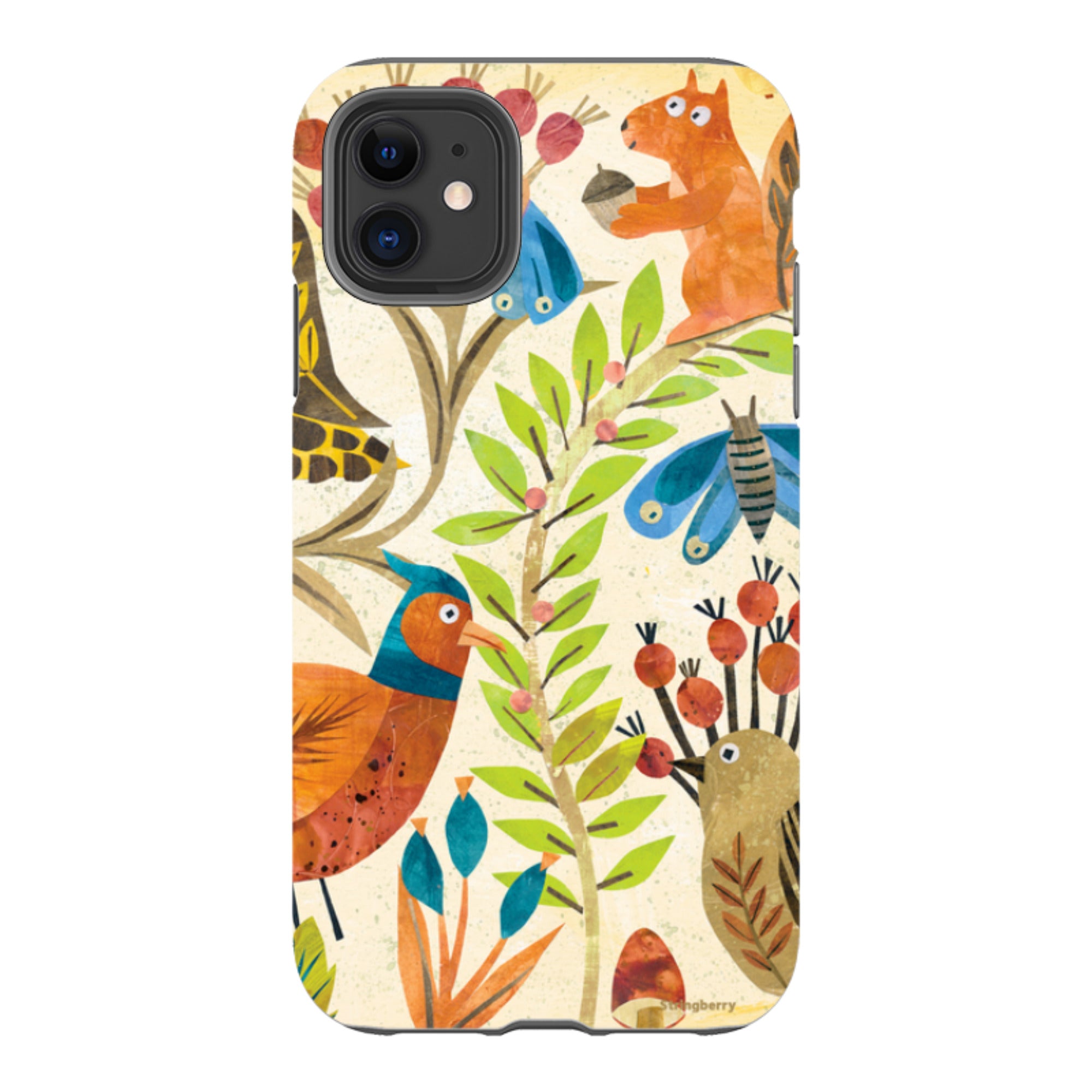 iPhone Tough Case - Woodland Friends By Tracey English