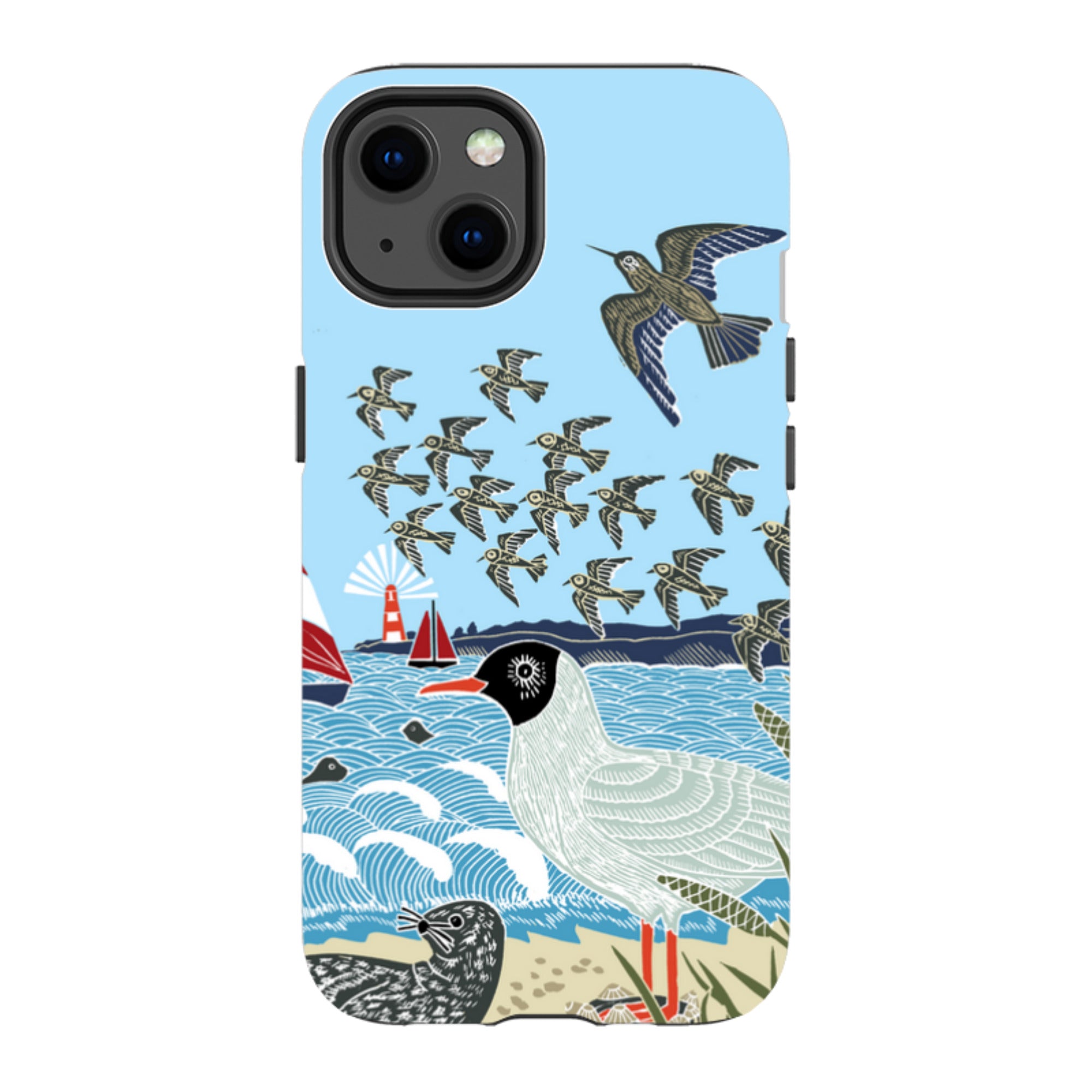 iPhone Case - Seagulls and Seals By Kate Heiss