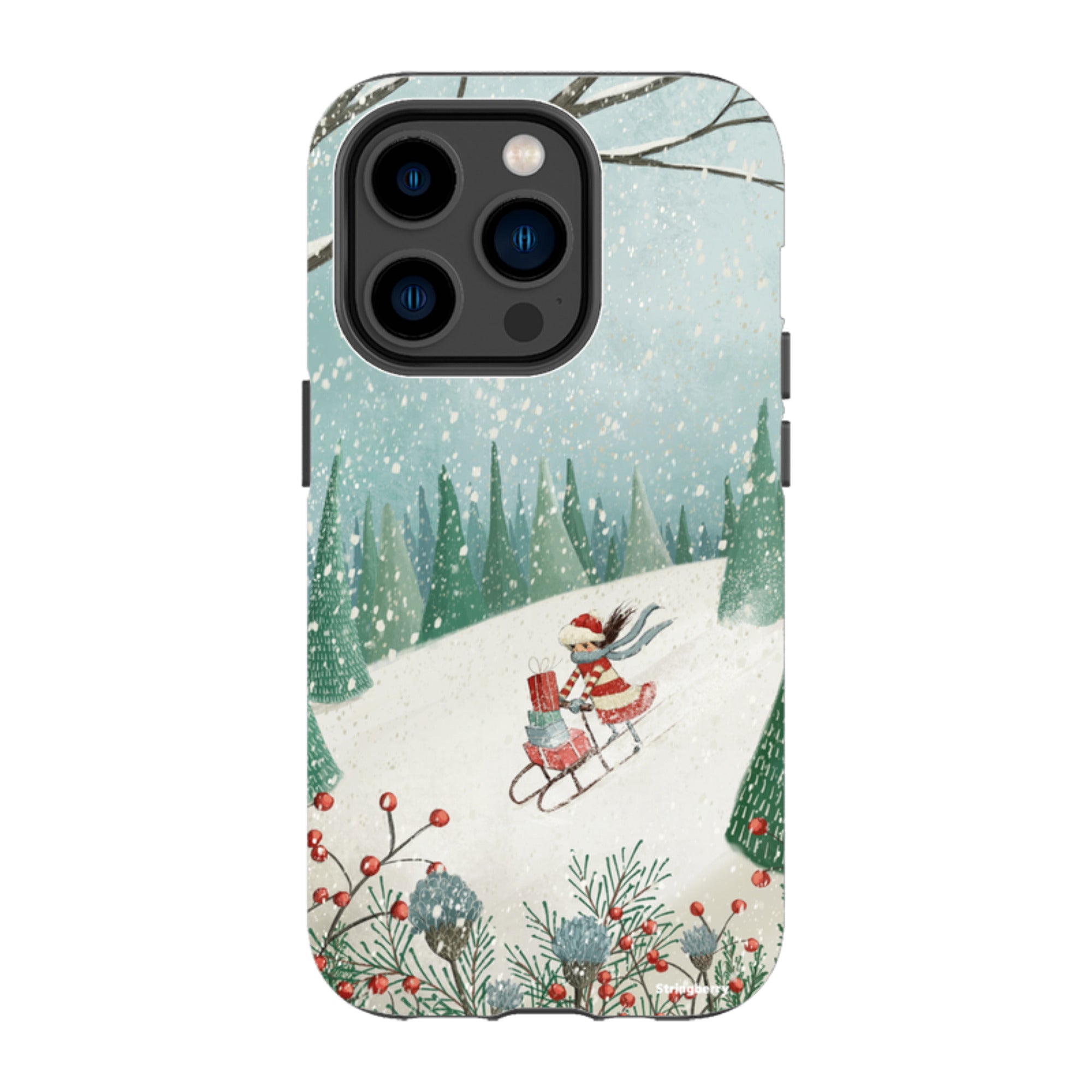 iPhone Tough Case - Sleigh Delivery By Maja Lindberg