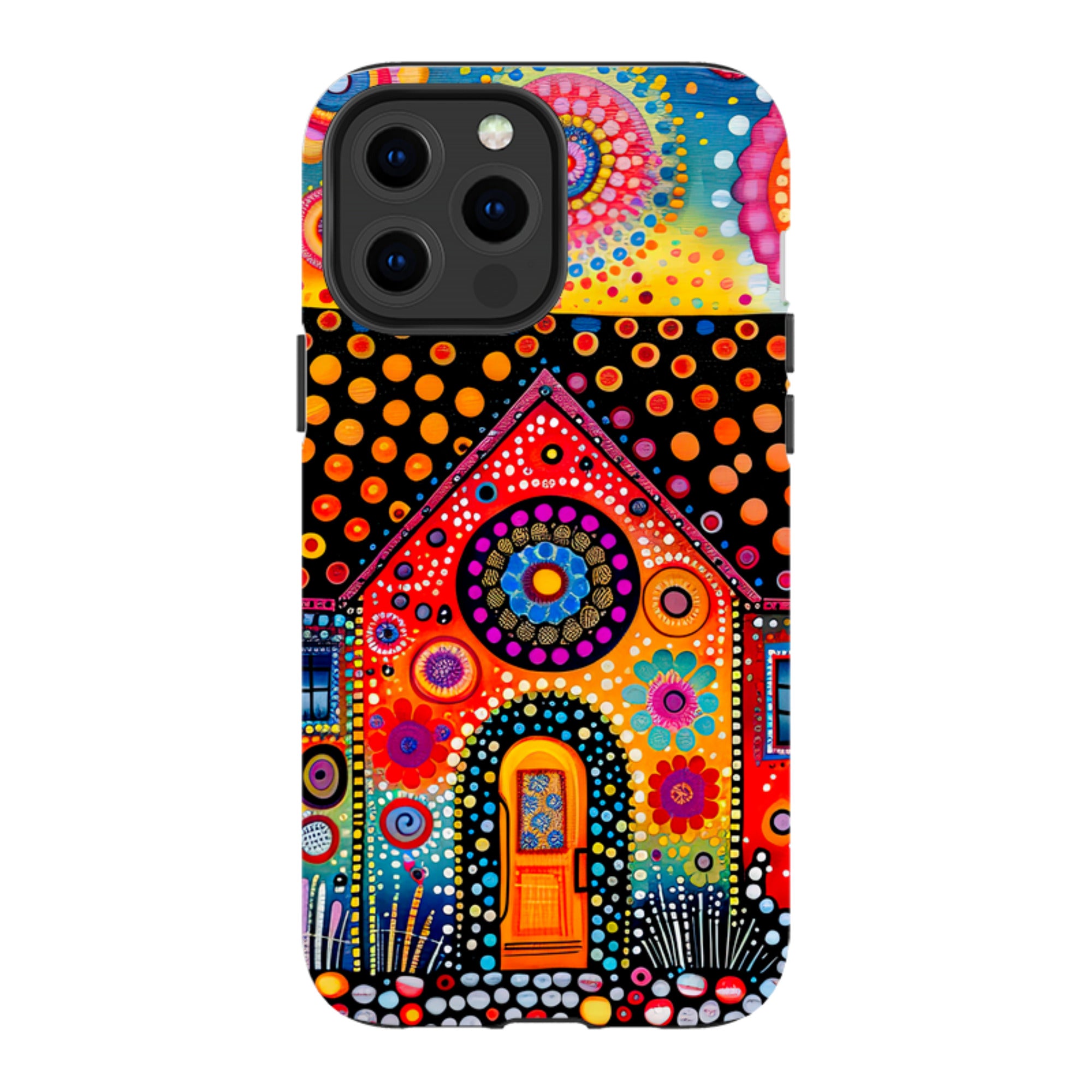 iPhone Case - Folk Art House IV