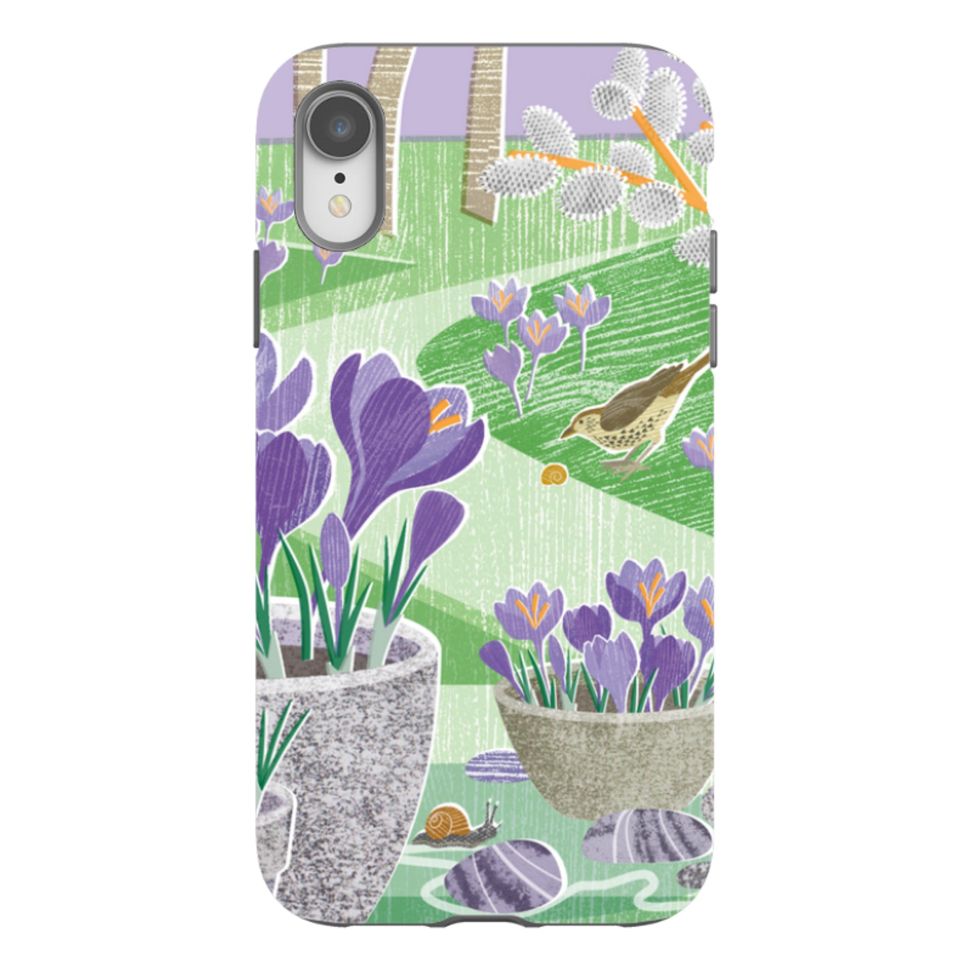 iPhone Tough Case - Crocus By Liane Payne