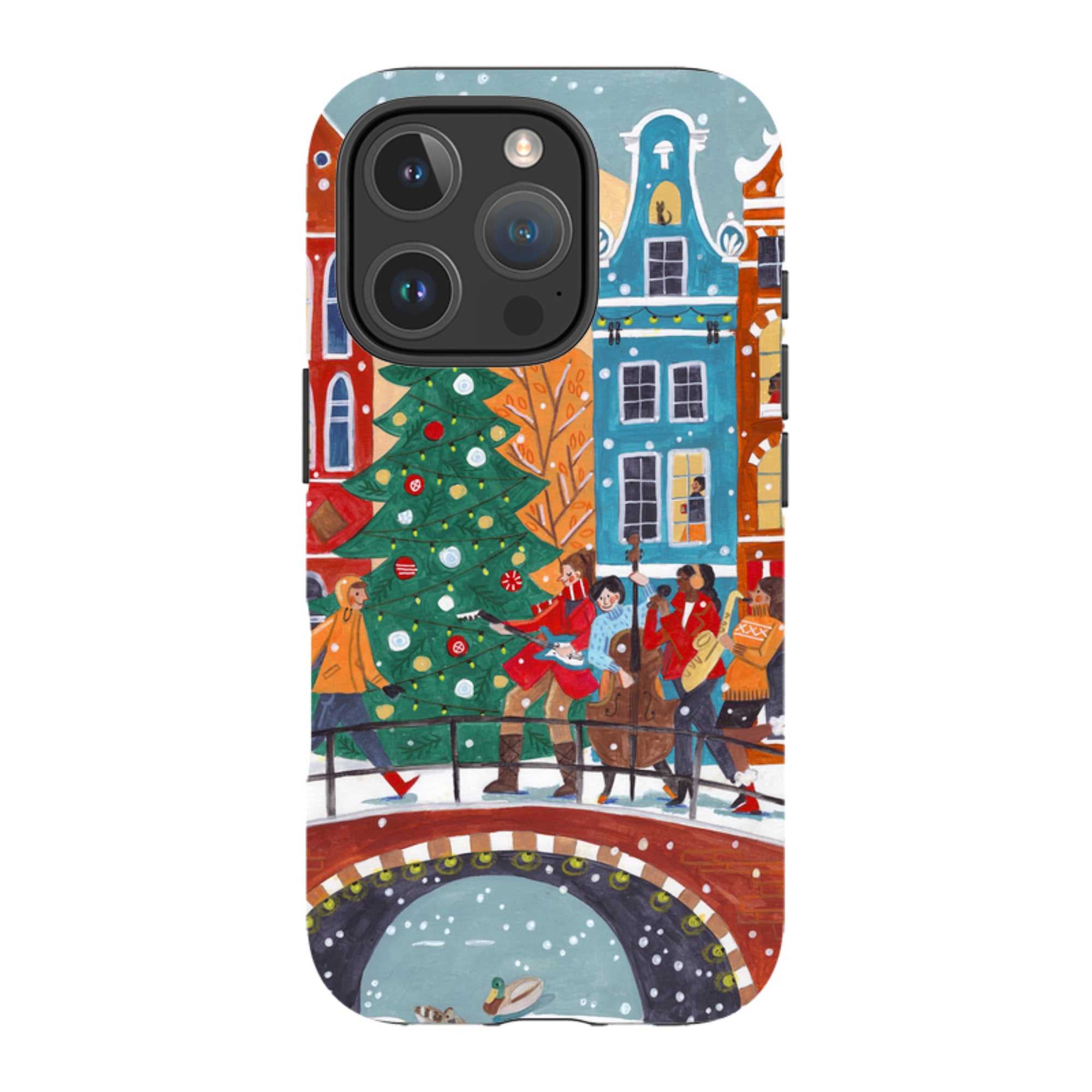 iPhone Tough Case - Christmas Music Amsterdam By Caroline Bonne Muller