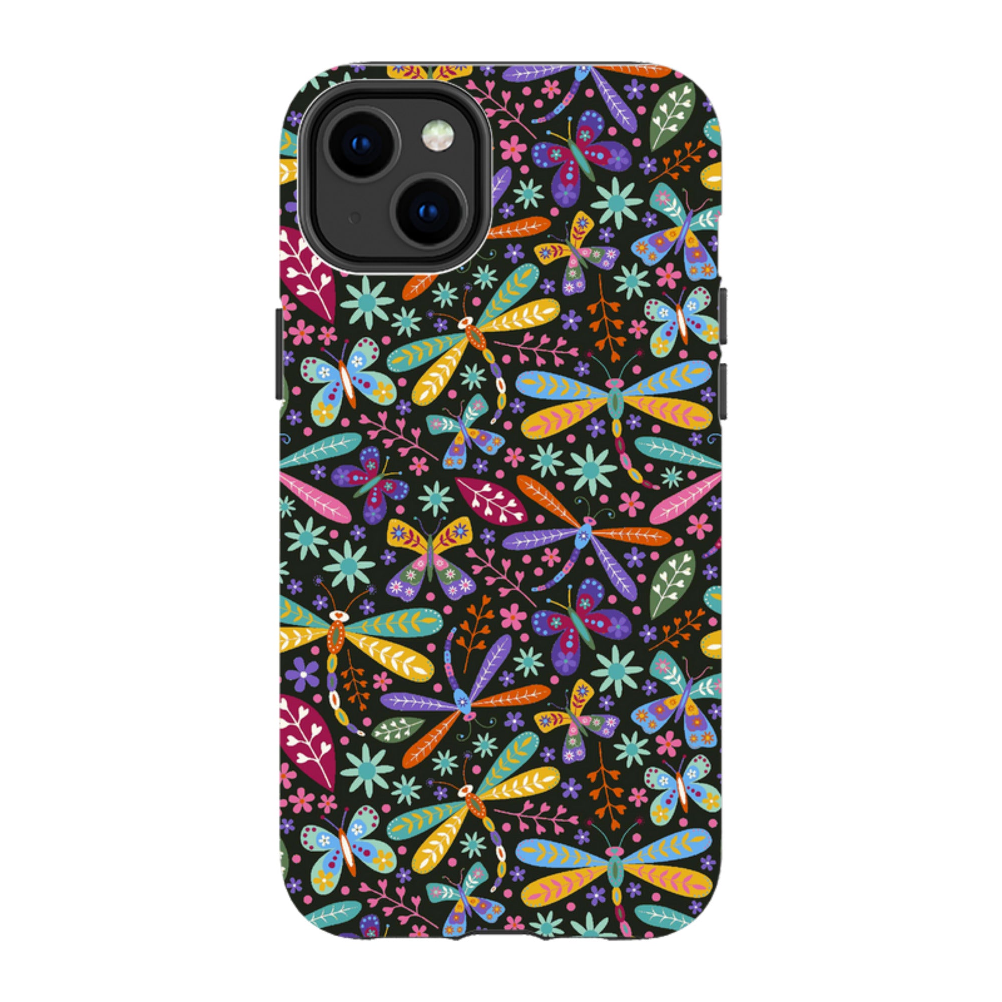 iPhone Tough Case - Dragonflies Multi By Suzy Taylor
