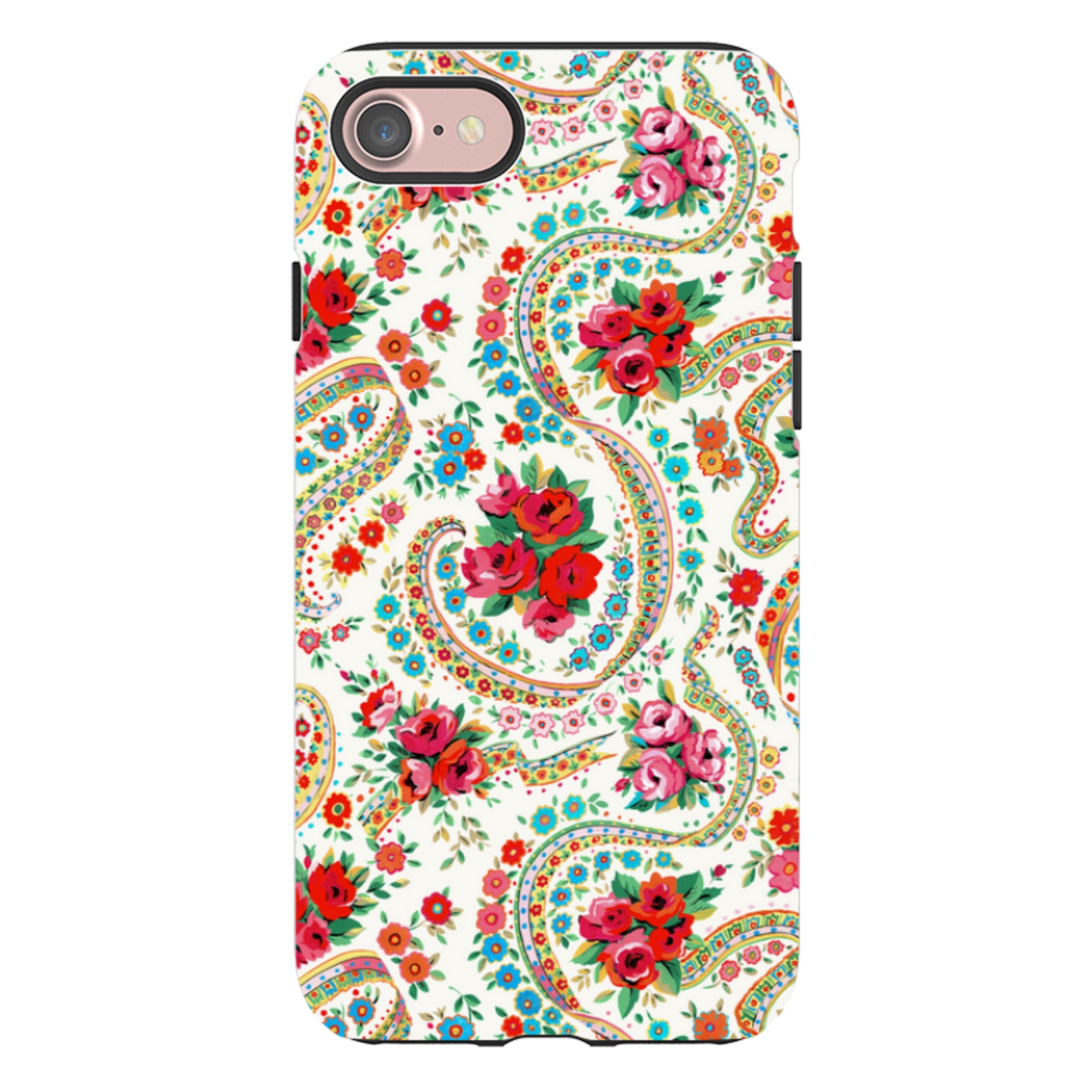 iPhone Tough Case - Ribbons & Roses By Sarah Campbell