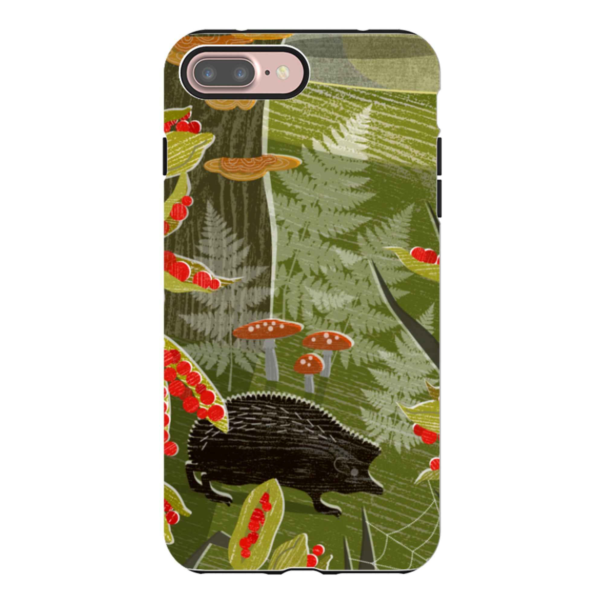 iPhone Tough Case - October Hedgehog By Liane Payne