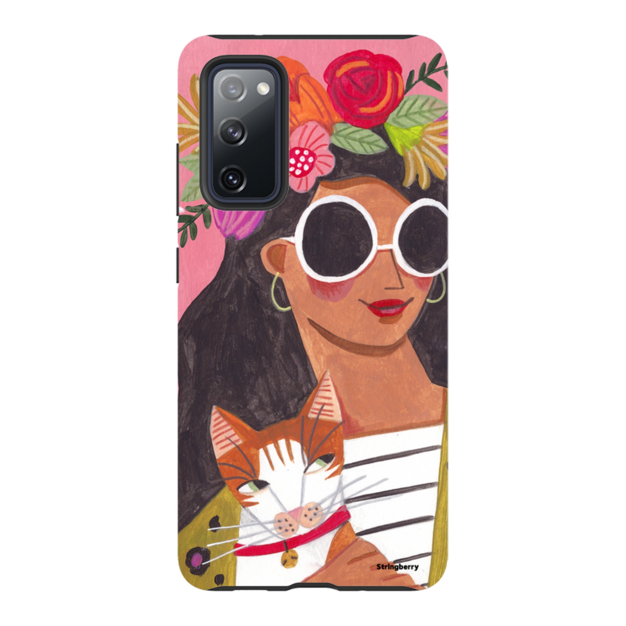 Samsung Tough Case - Woman & Cat By Caroline Bonne Muller