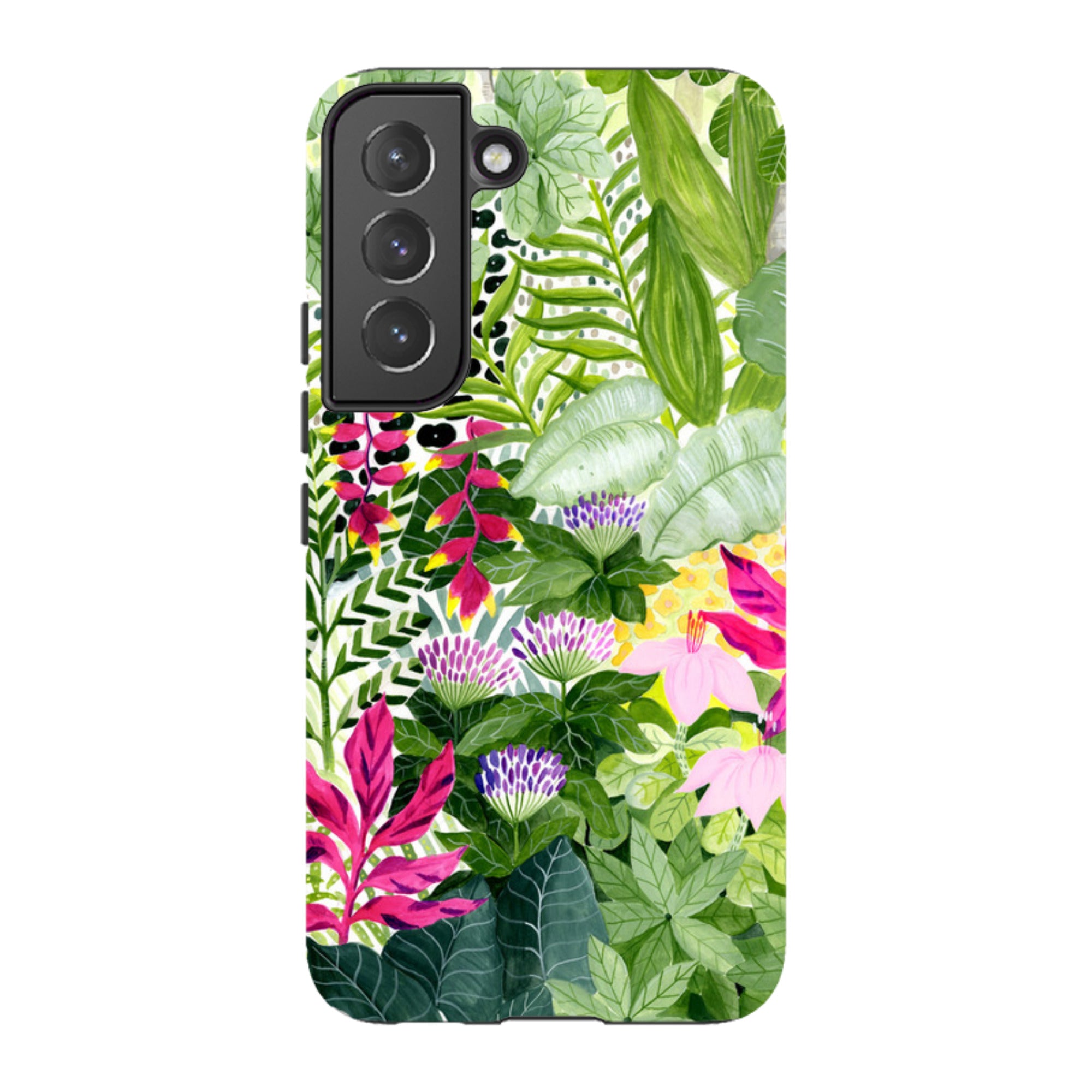 Samsung Tough Case - Pink Botanical By Bex Parkin