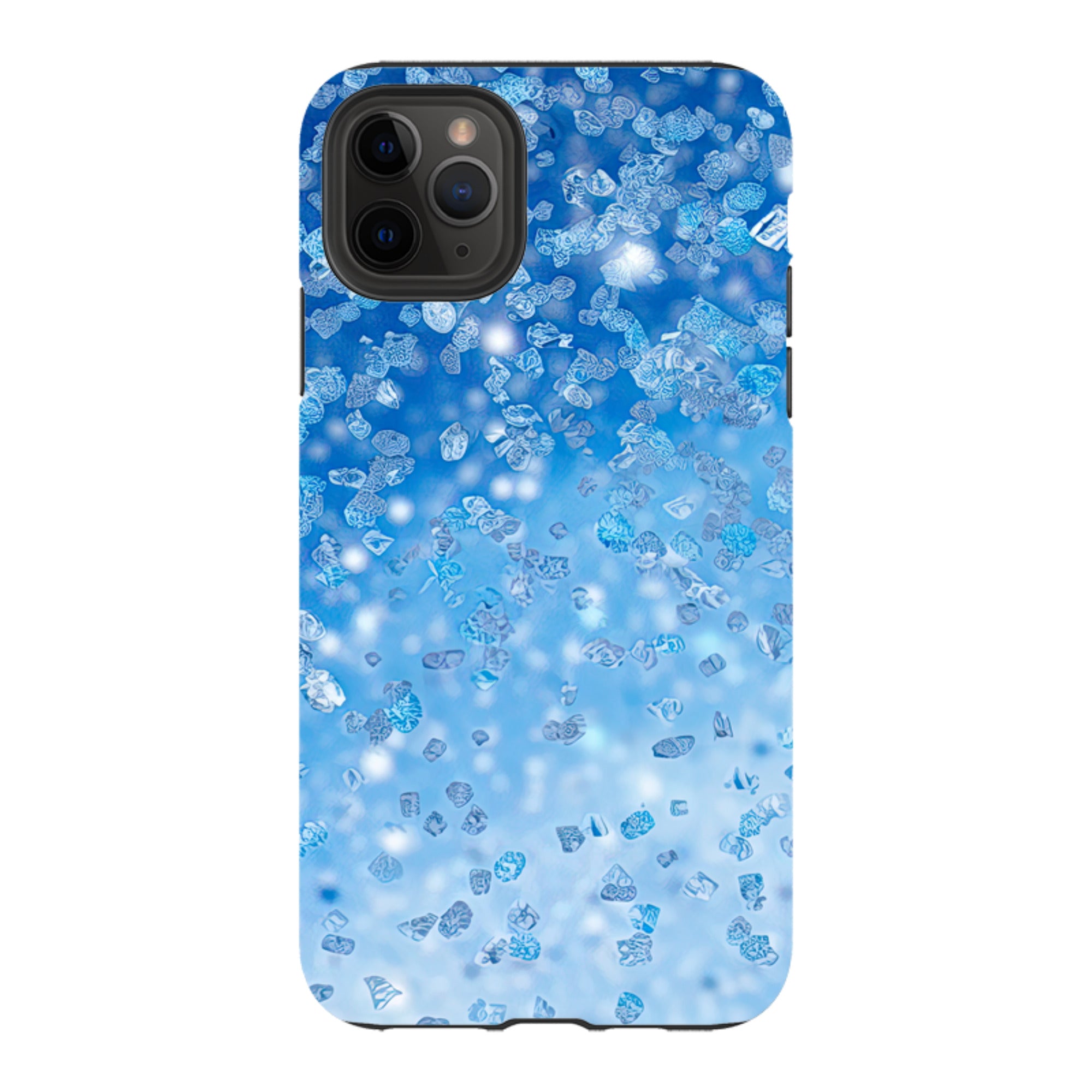 iPhone Case - Blue Glitter (case does not glitter)