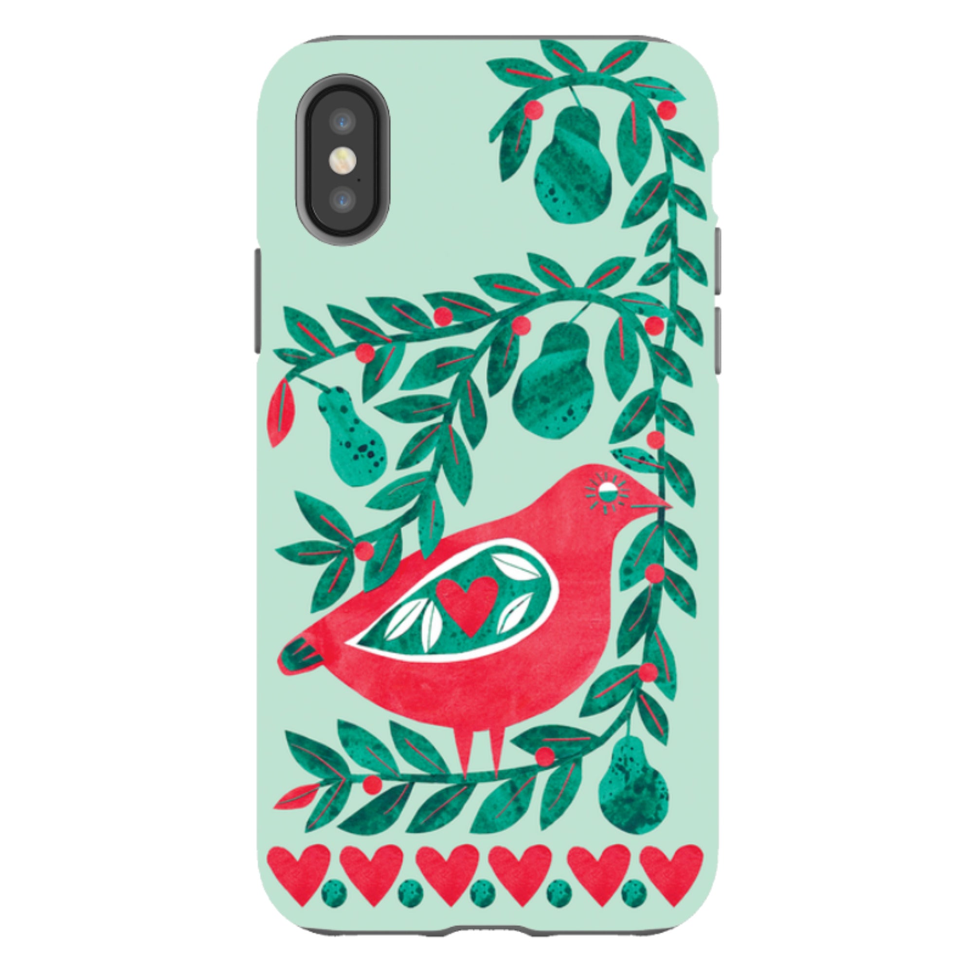 iPhone Tough Case - Partridge With Pears By Tracey English