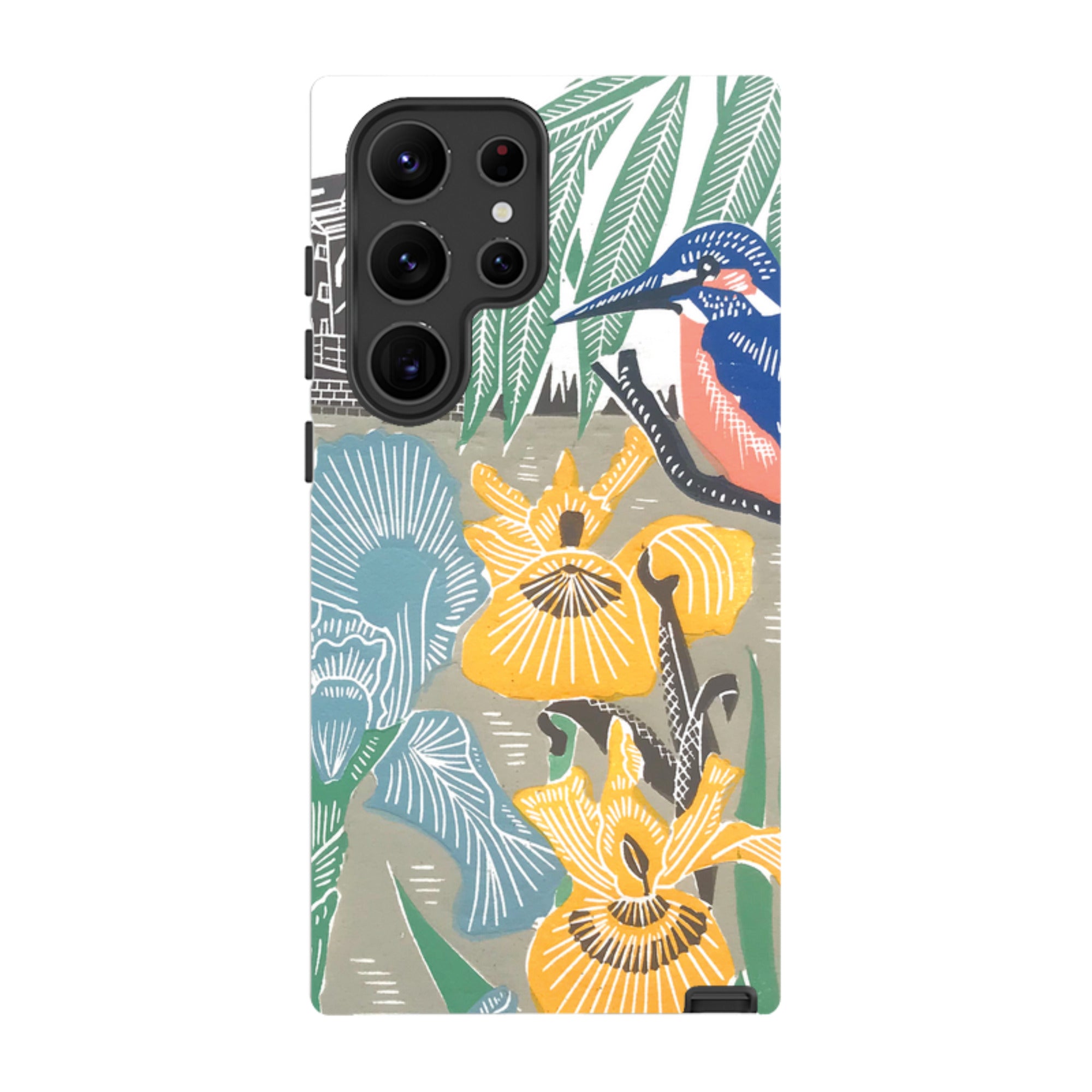 Samsung Tough Case - KIngfisher At The Mill By Kate Heiss