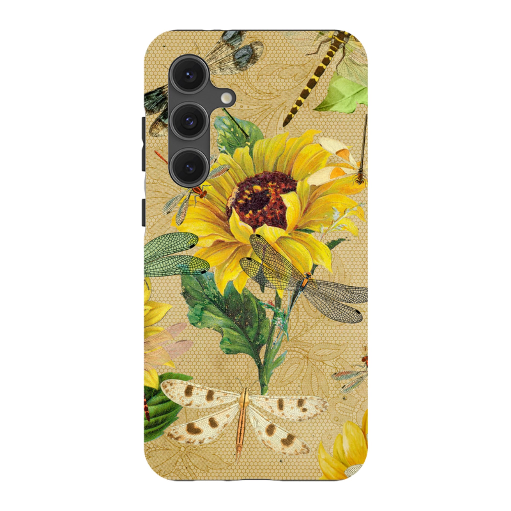 Samsung Tough Case - Dragonflies And Sunflowers