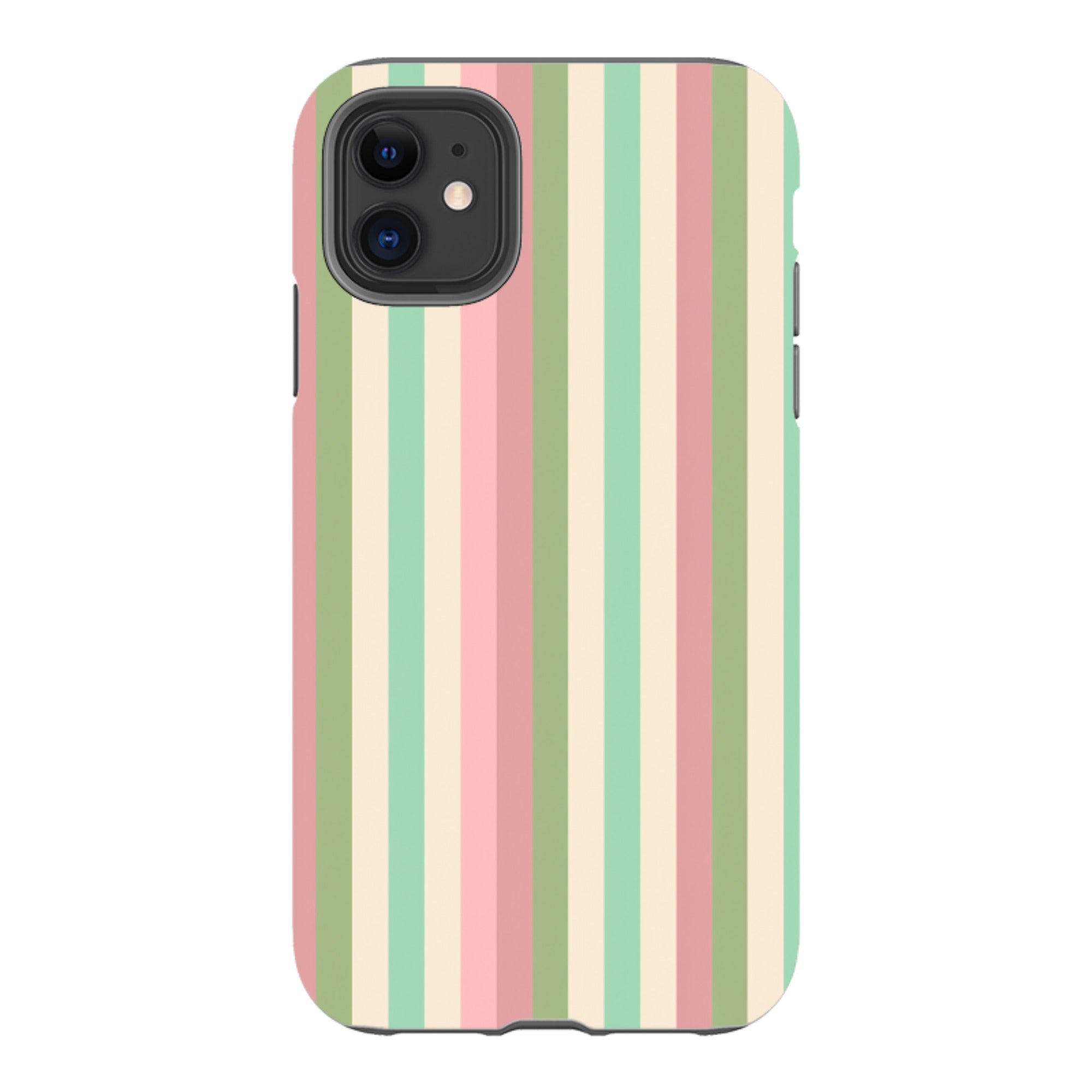 iPhone Tough Case - Pastel Stripe