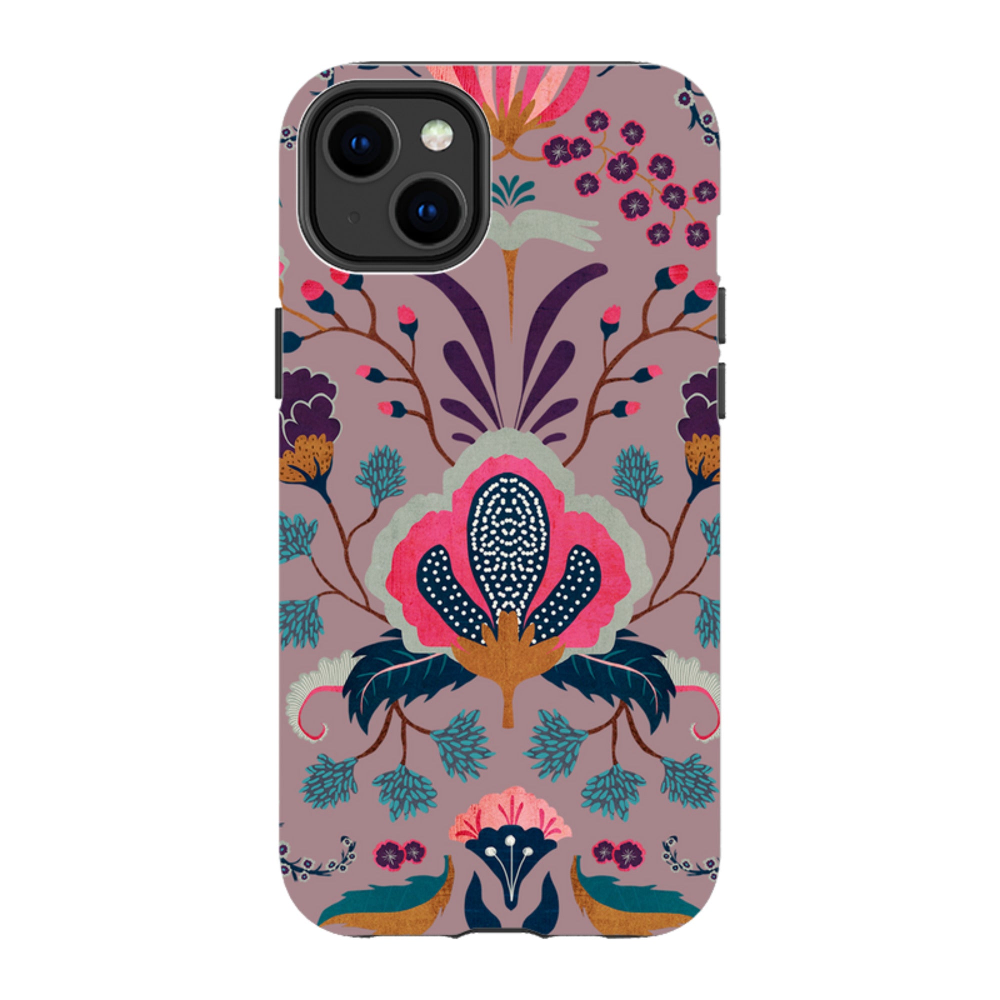 iPhone Tough Case - Folk Floral III By Katherine Quinn