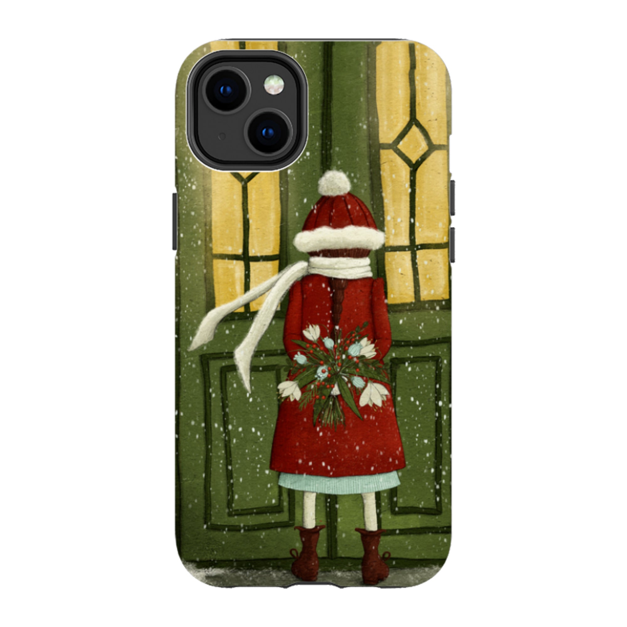iPhone Tough Case - Winter Flowers By Maja Lindberg