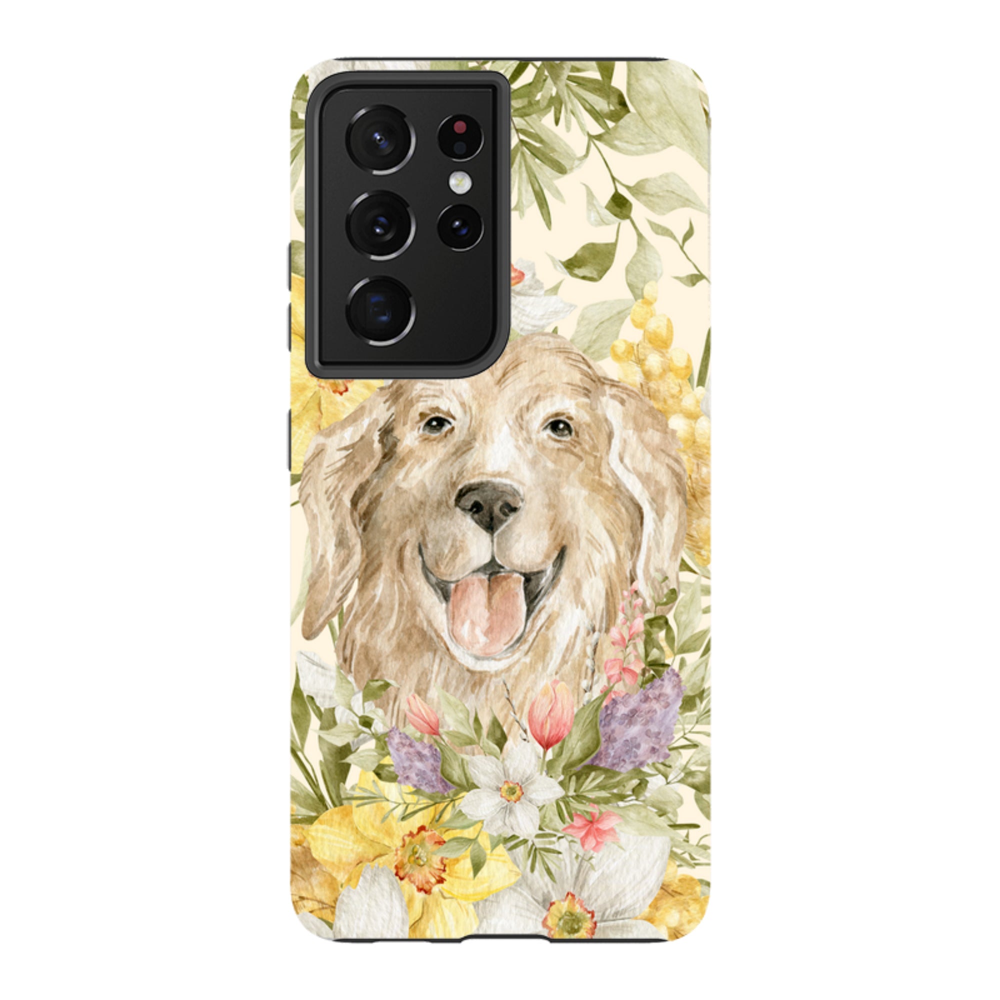 Samsung Tough Case - Floral Dog