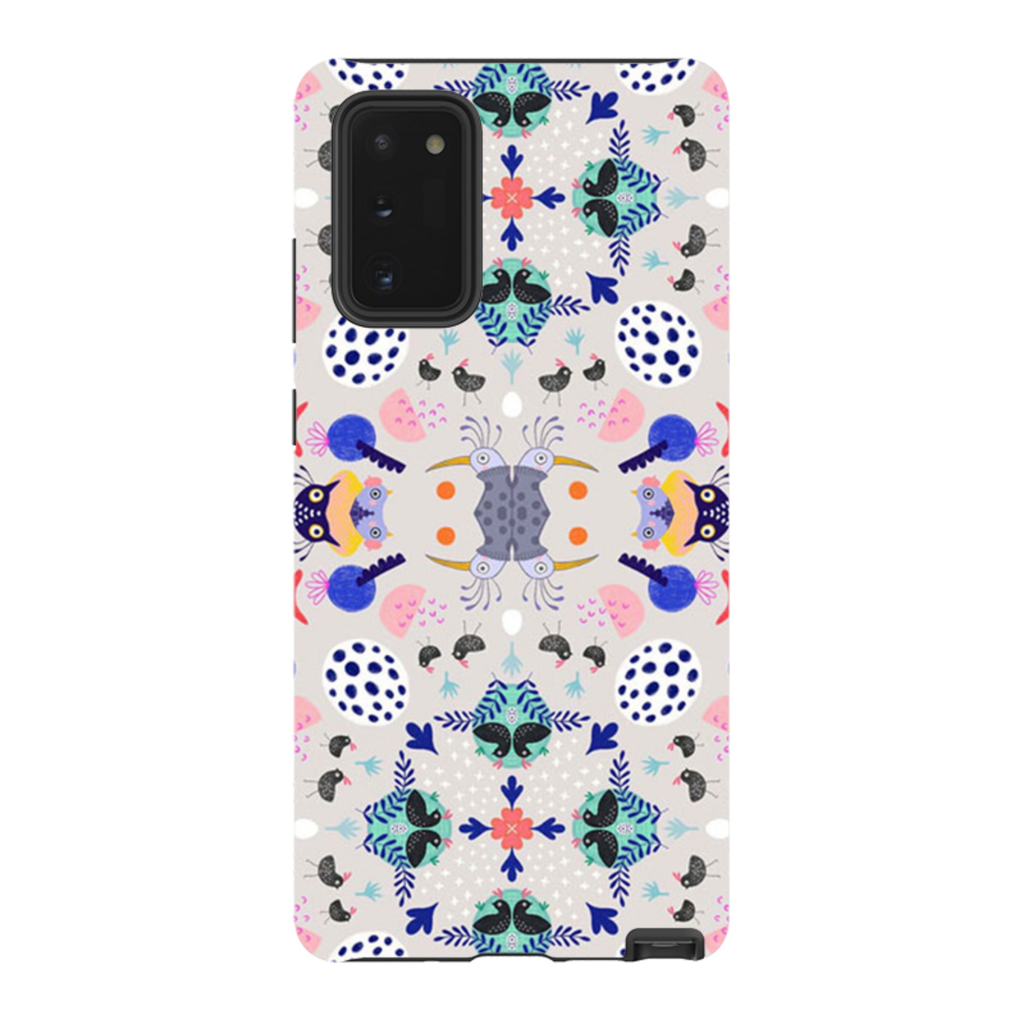 Samsung Tough Case - Crazybird Pattern By Mia Underwood