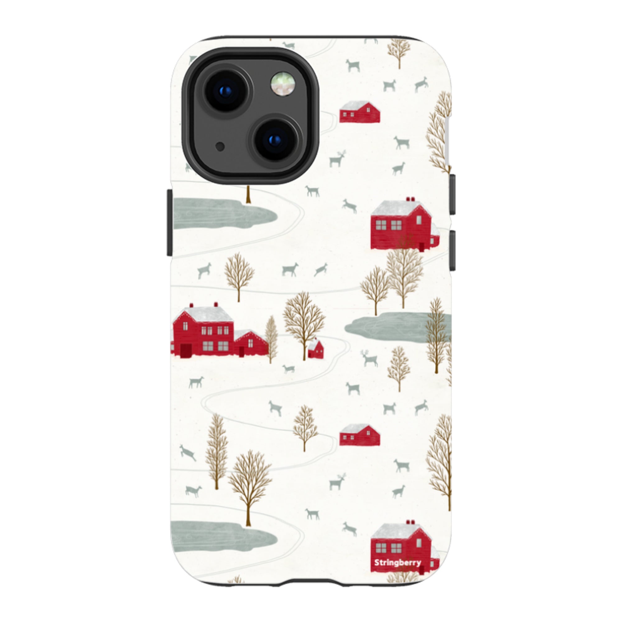 iPhone Tough Case - Winter Landscape II By Katherine Quinn