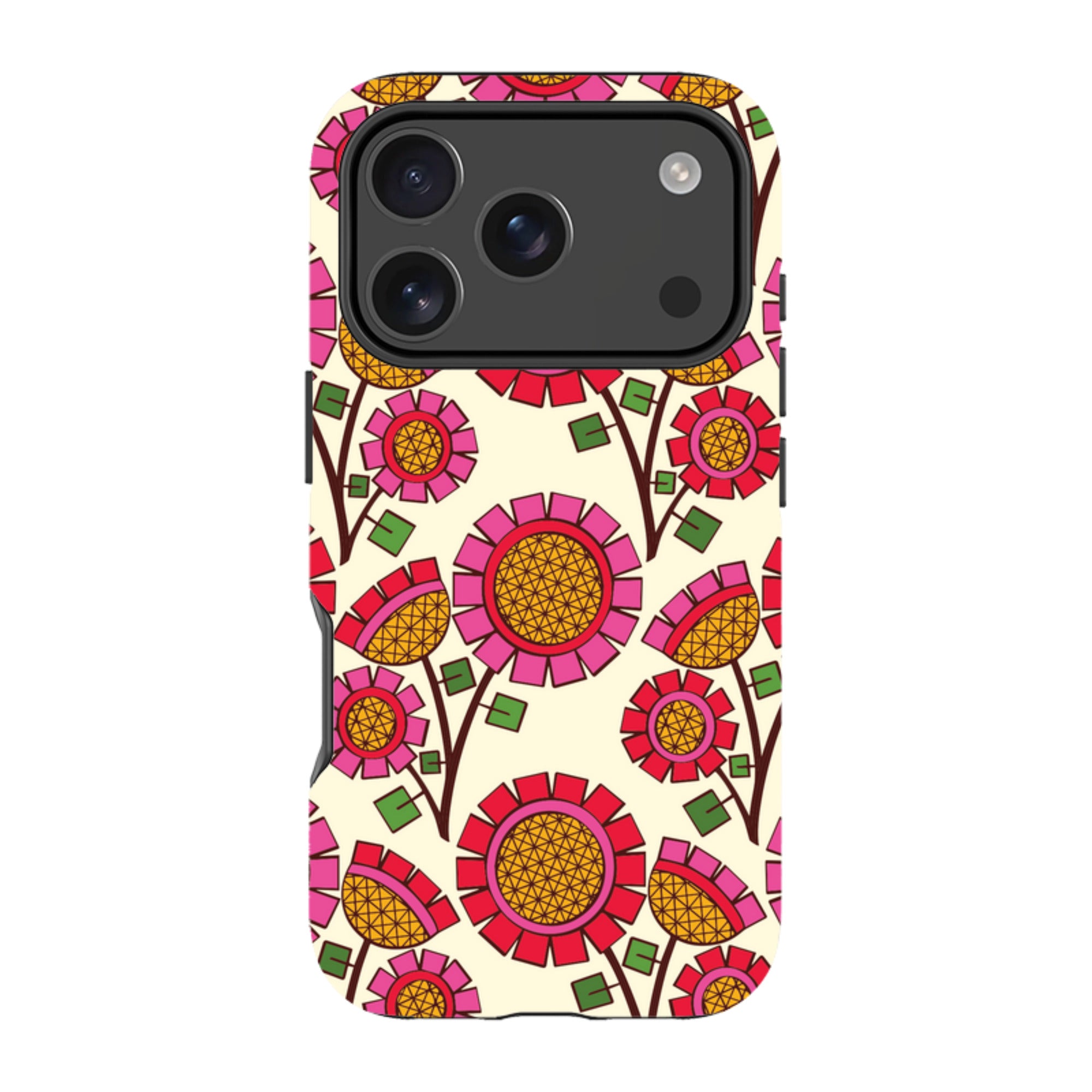 iPhone Tough Case - Pop Flower By Amelia Bowman