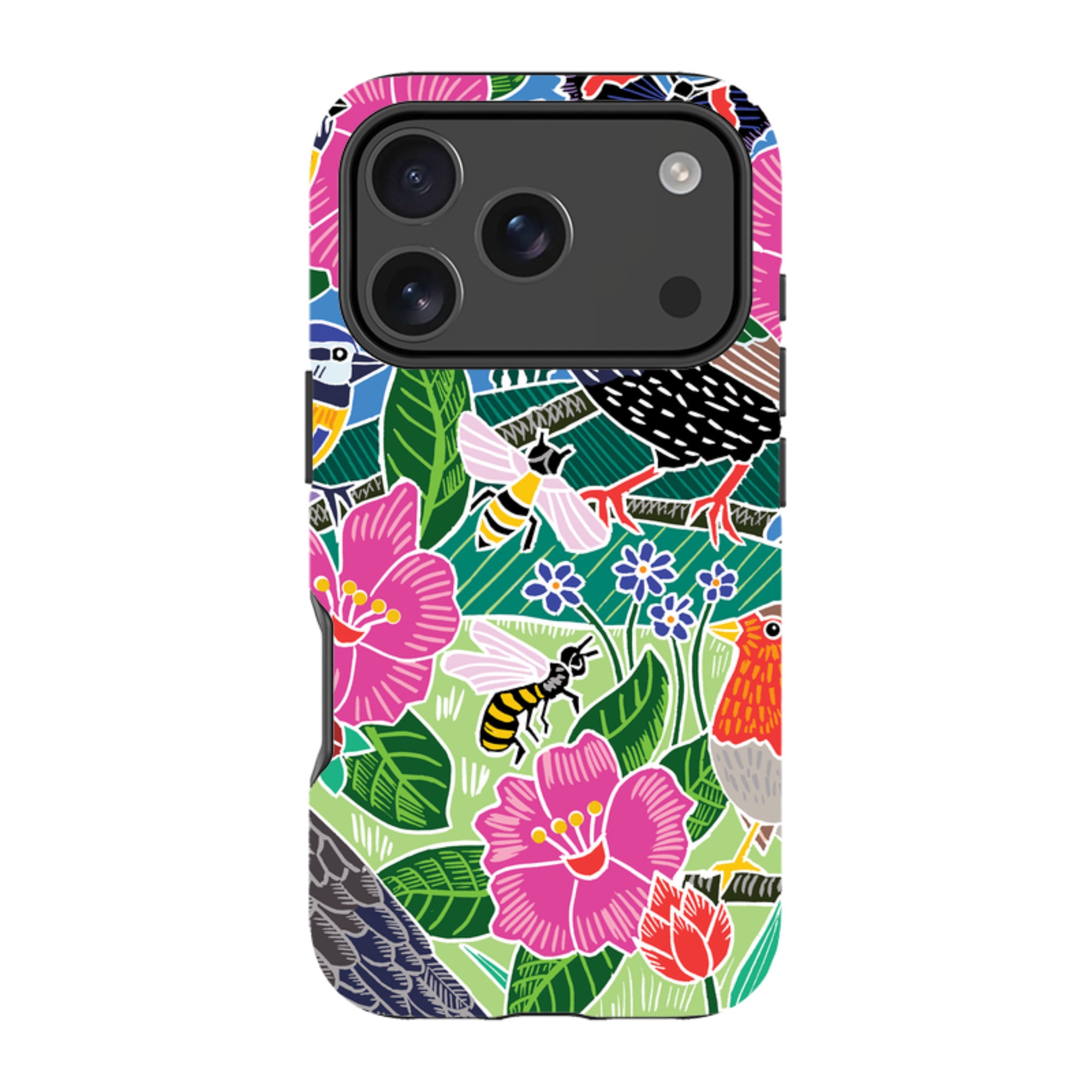 iPhone Tough Case - Garden Bird Jigsaw A By Kate Heiss
