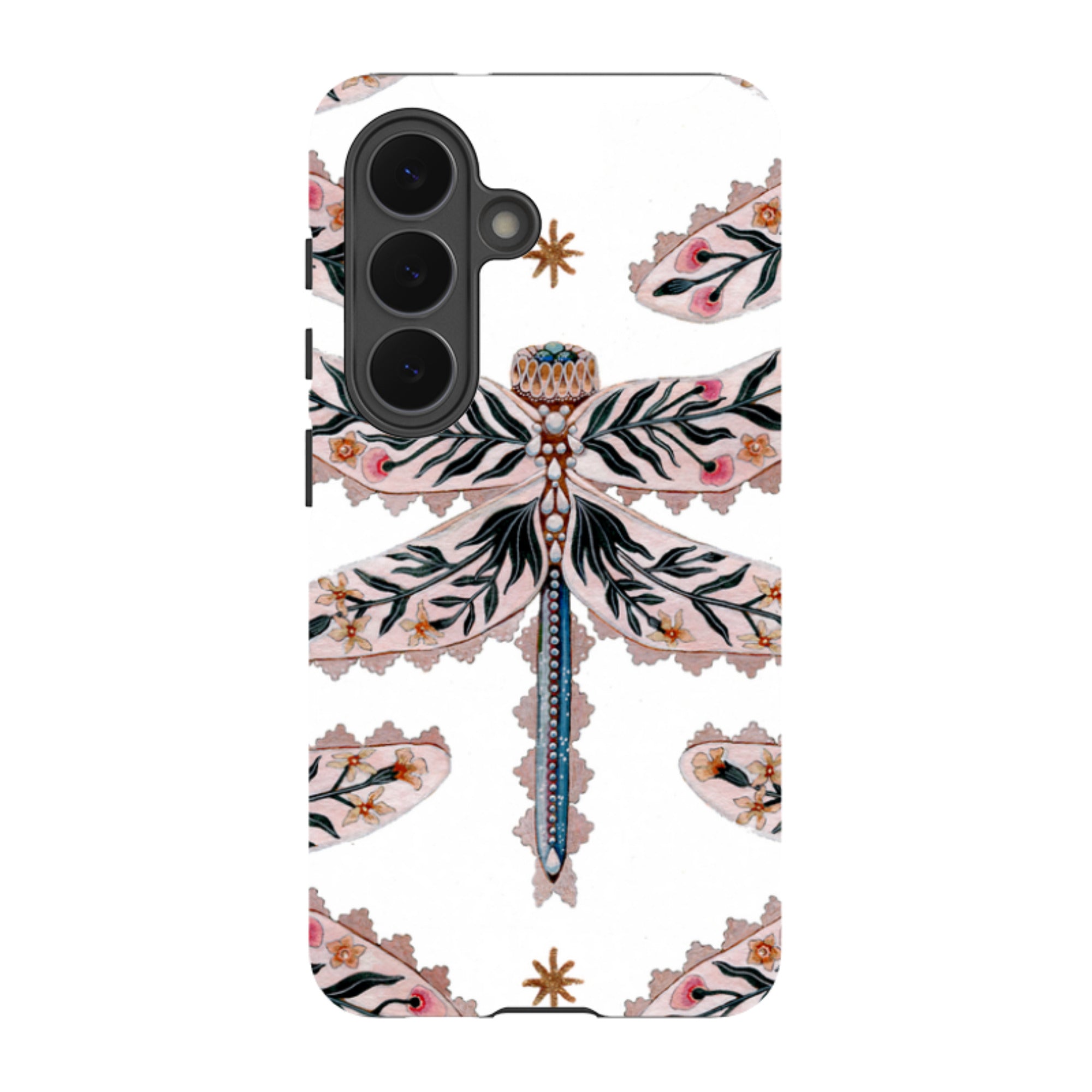 Samsung Tough Case - Dragonfly Pattern By Maria Matos